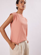 Blush Boat Neck top