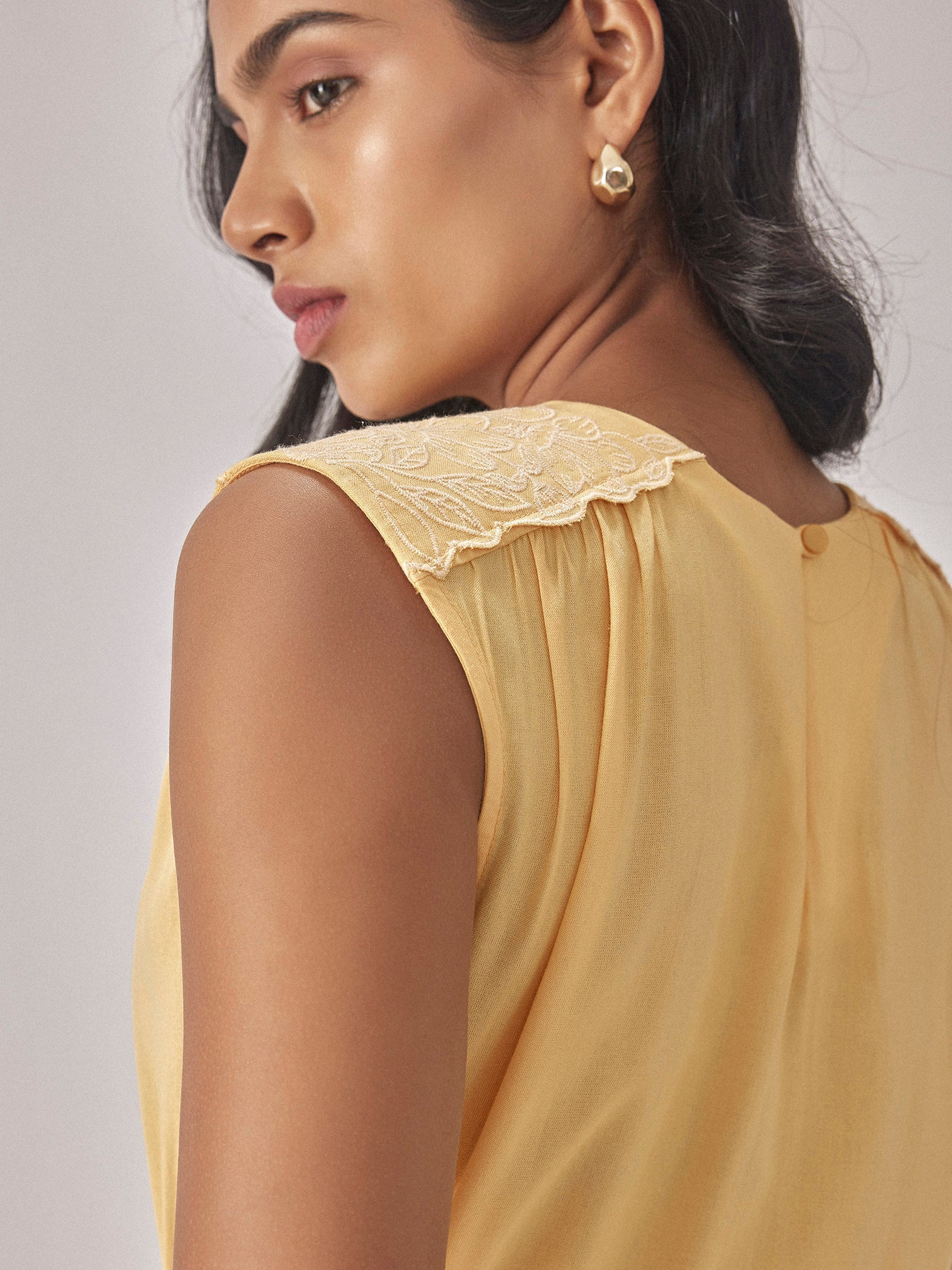 Dandelion Ruffled Waist Dress