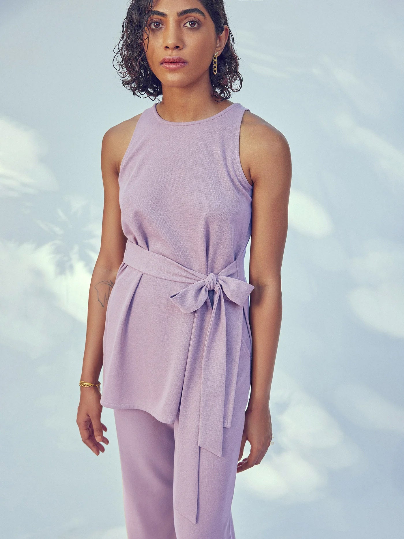 Lilac Knit Front Tie Top
Lilac Knit Front Tie Top