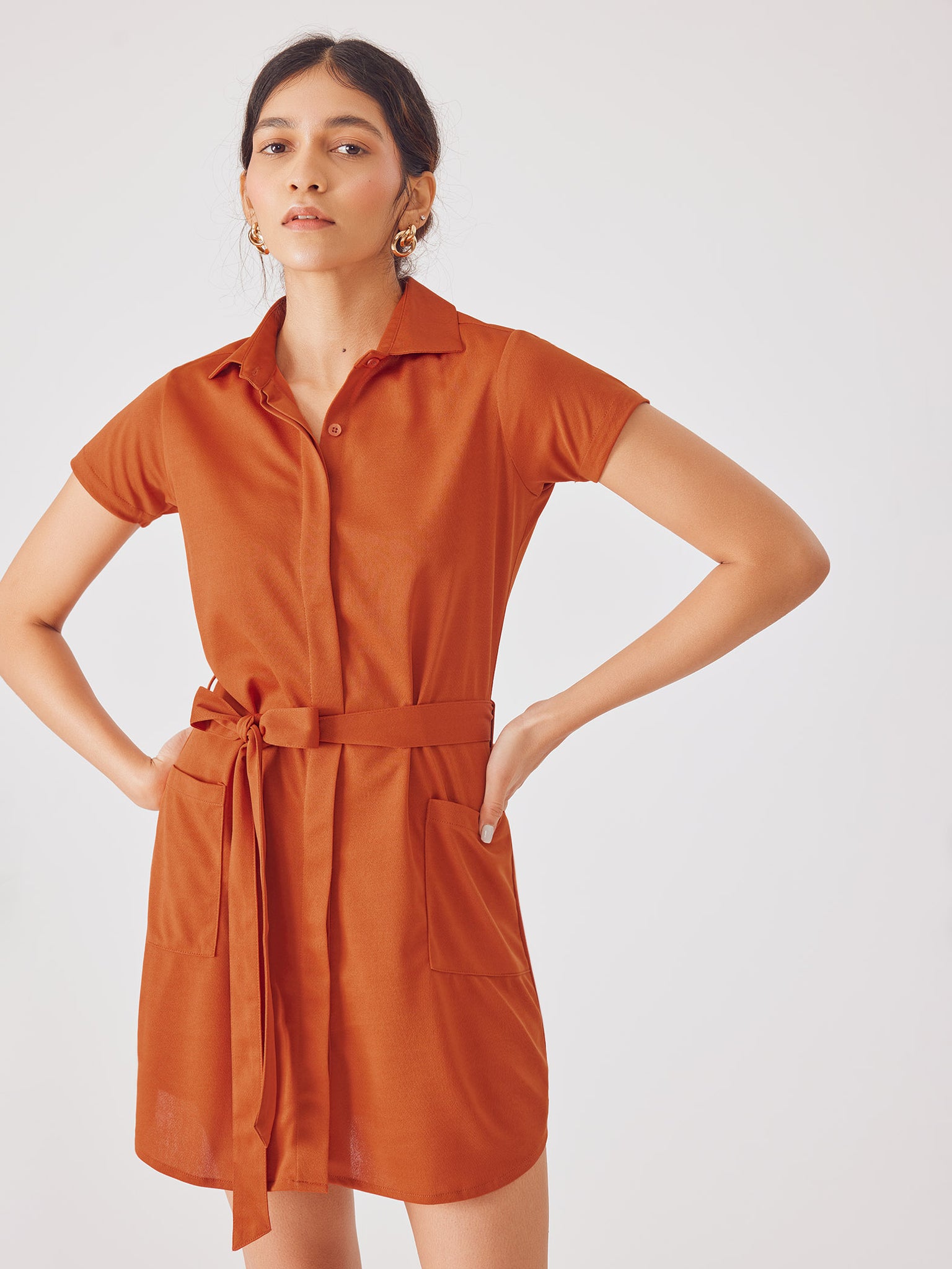 Amber Pocket Shirt Dress
Amber Pocket Shirt Dress