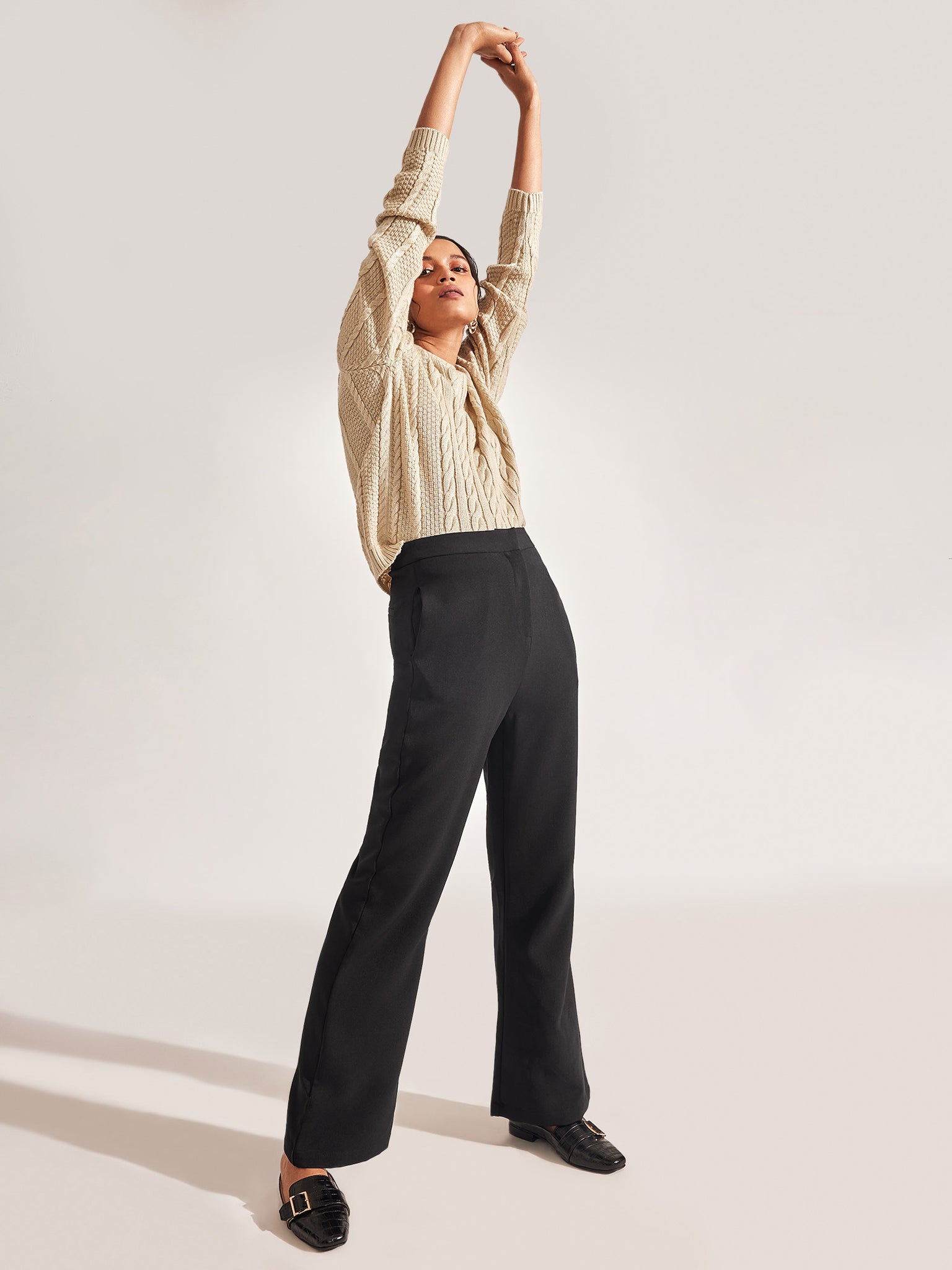 Black Bootcut Pants
Black Bootcut Pants