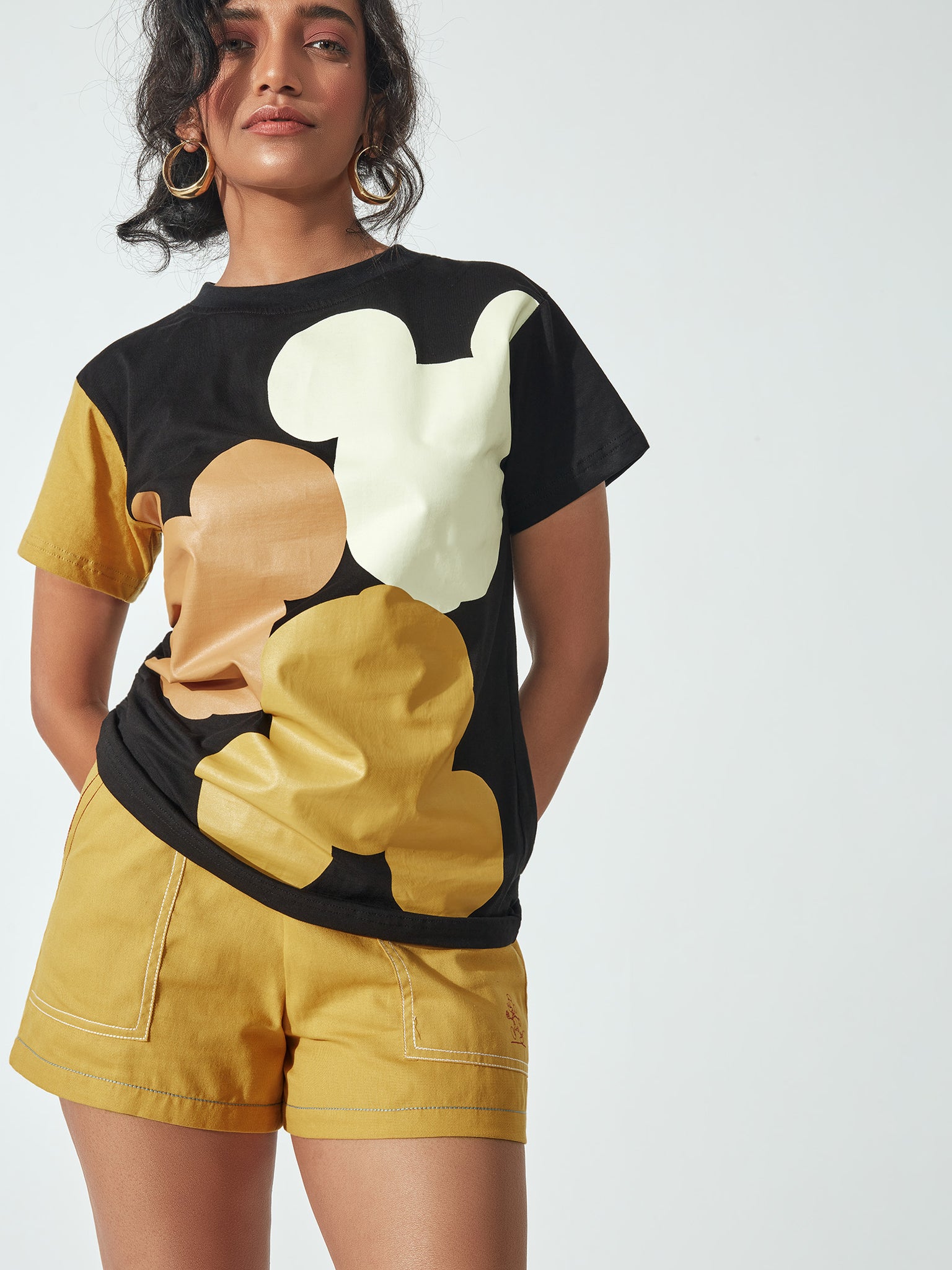 Black Colour Block Mickey Tee by Disney
Black Colour Block Mickey Tee by Disney