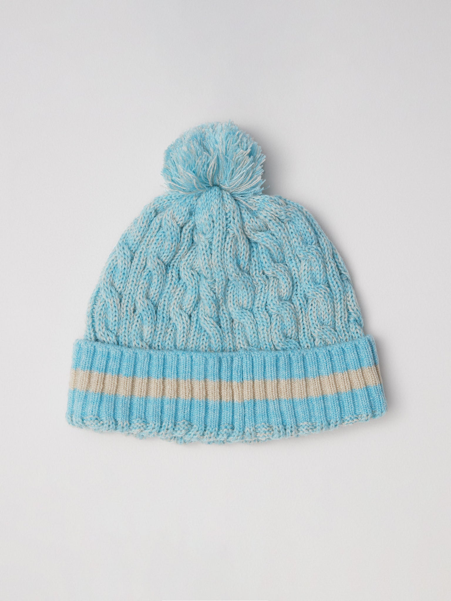 Blue & White Bobble Beanie
Blue & White Bobble Beanie