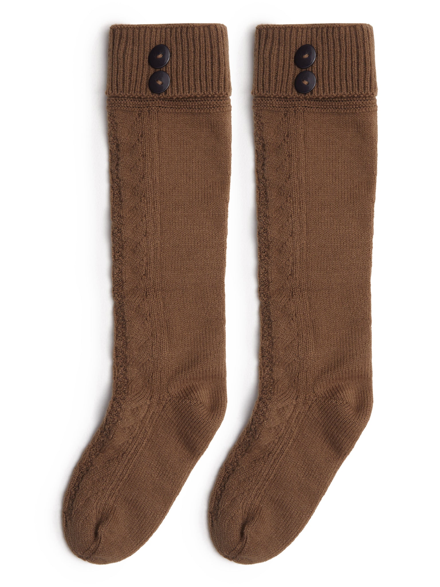 Brown Button Woolen Long Socks
Brown Button Woolen Long Socks