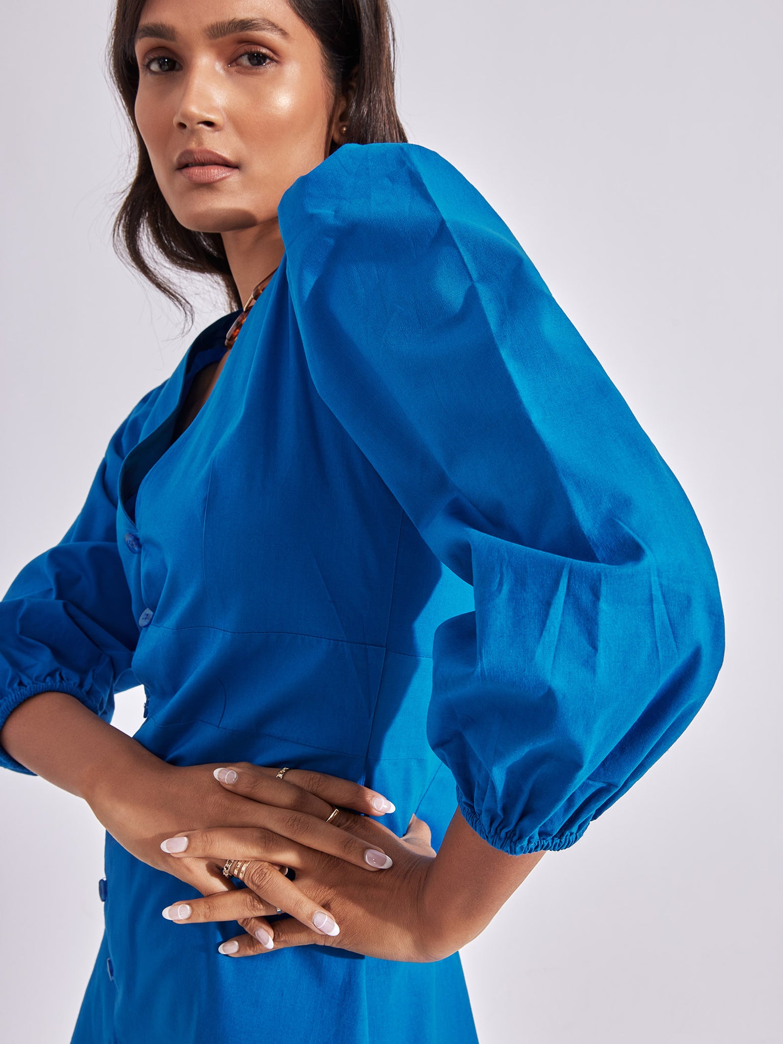 Cobalt V Neck Shift Dress
Cobalt V Neck Shift Dress