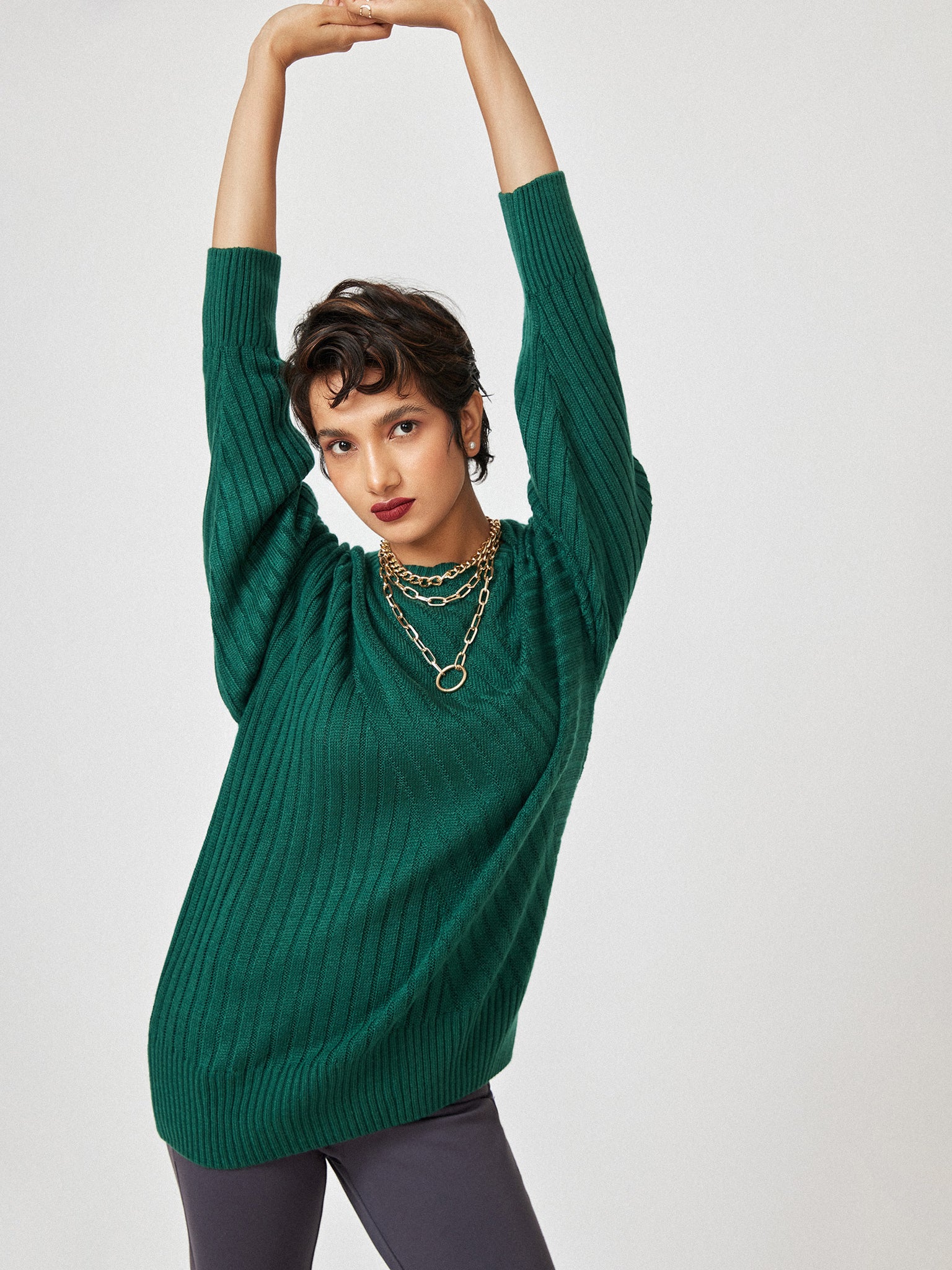 Emerald Crew Neck Sweater
Emerald Crew Neck Sweater