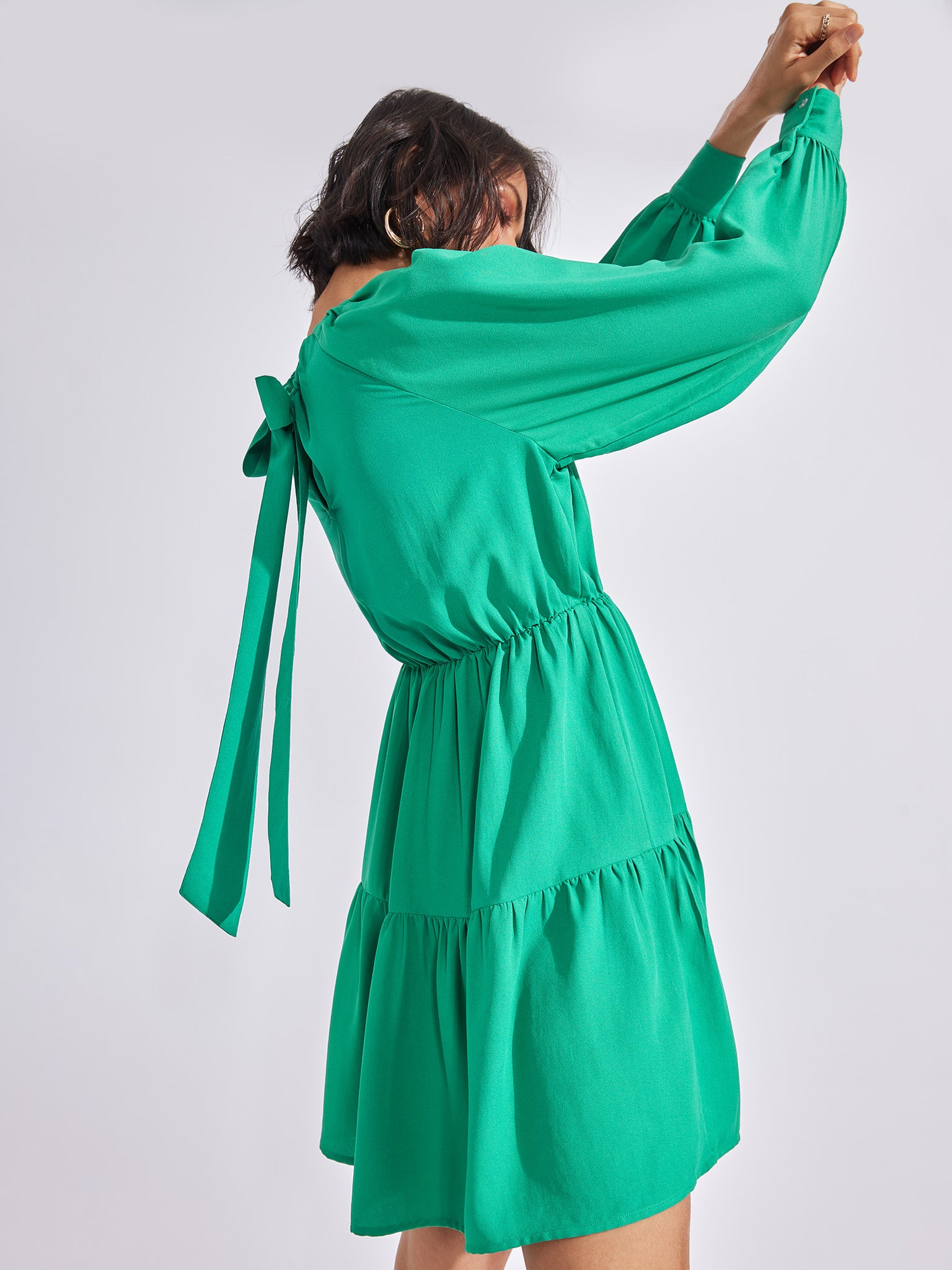 Emerald Tiered Dress 
Emerald Tiered Dress