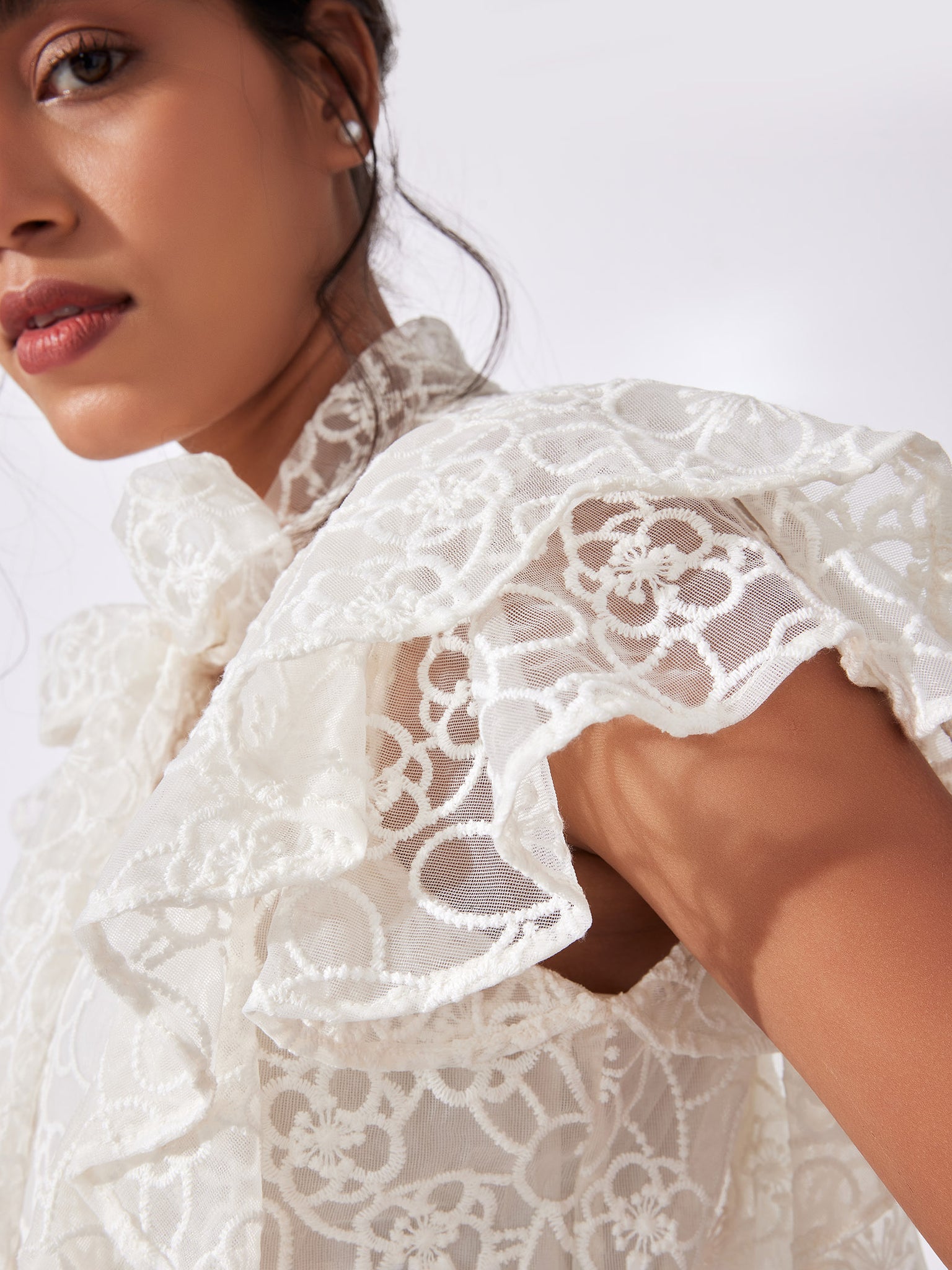 Floral Sheer Pussybow Blouse
Floral Sheer Pussybow Blouse