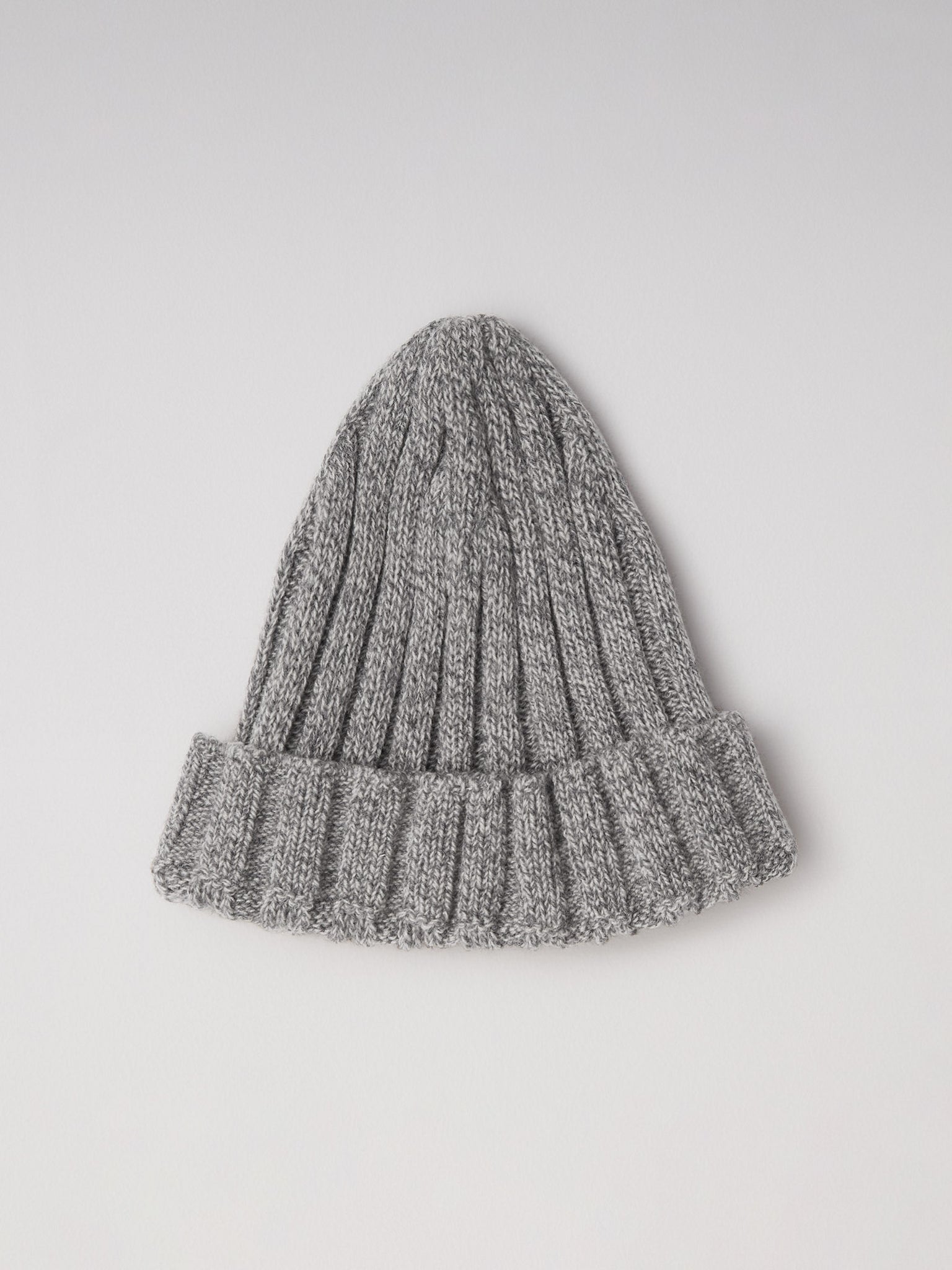Grey Ribbed Beanie
Grey Ribbed Beanie