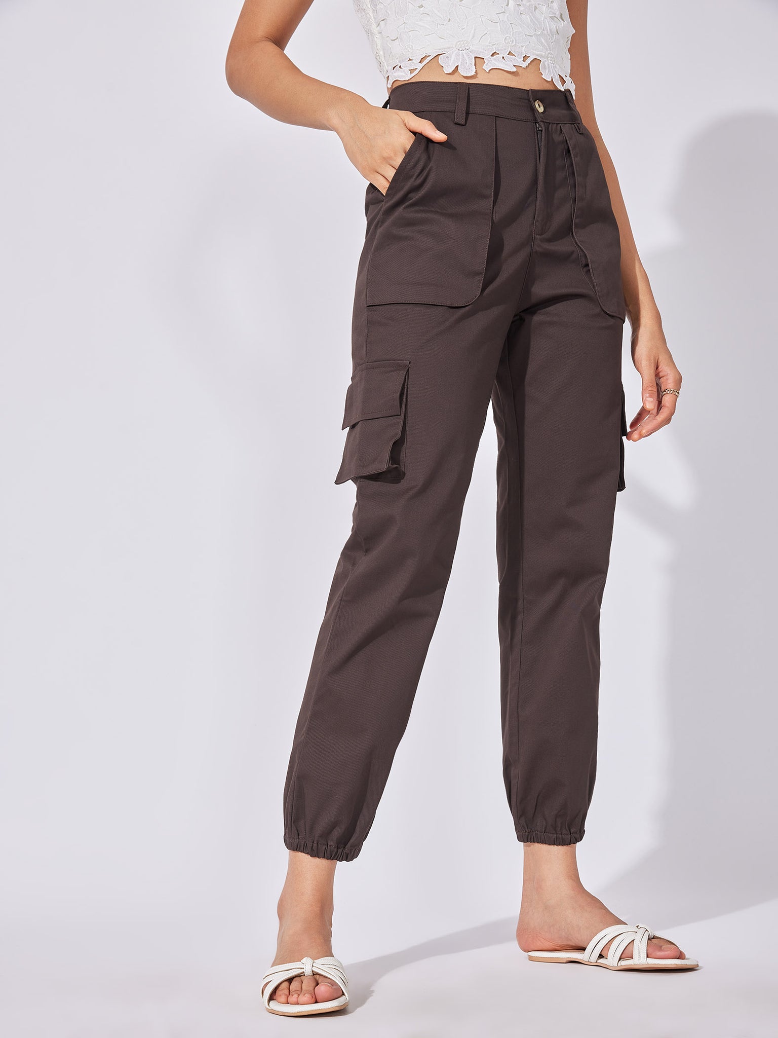 Mocha Cargo Pants
Mocha Cargo Pants