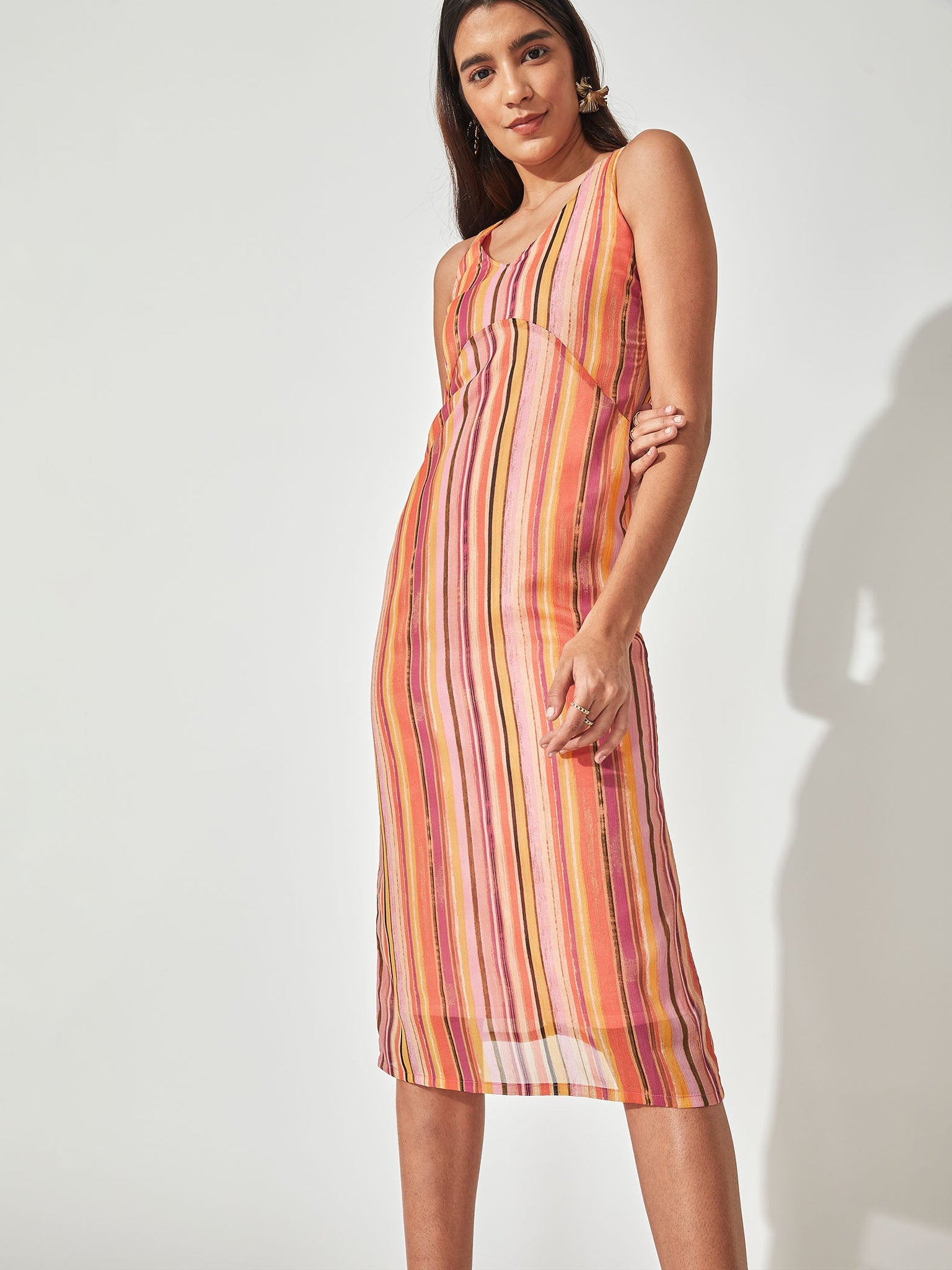 Multistripe Midi Dress
Multistripe Midi Dress