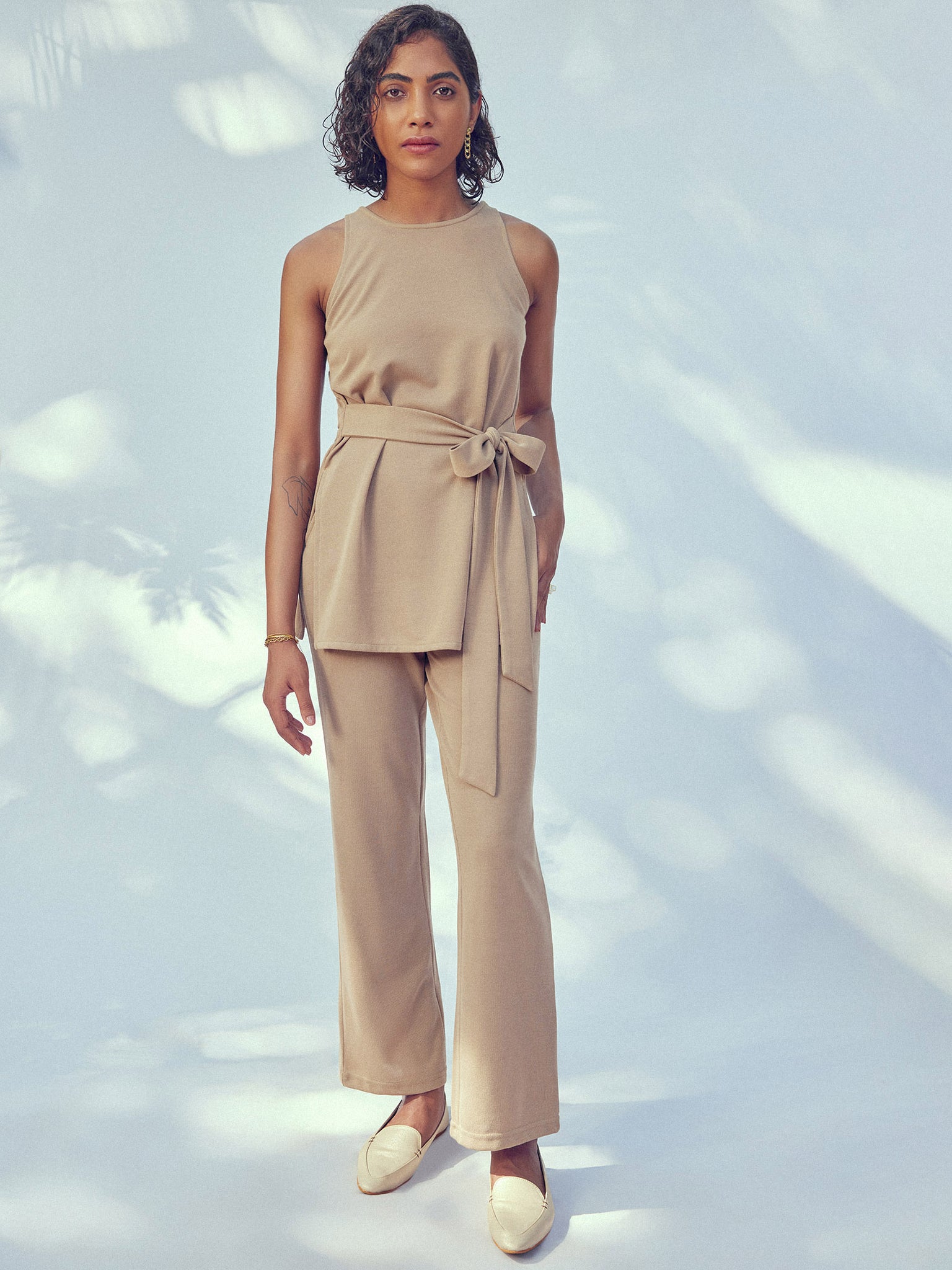 Nude Knit Front Tie Top
Nude Knit Front Tie Top