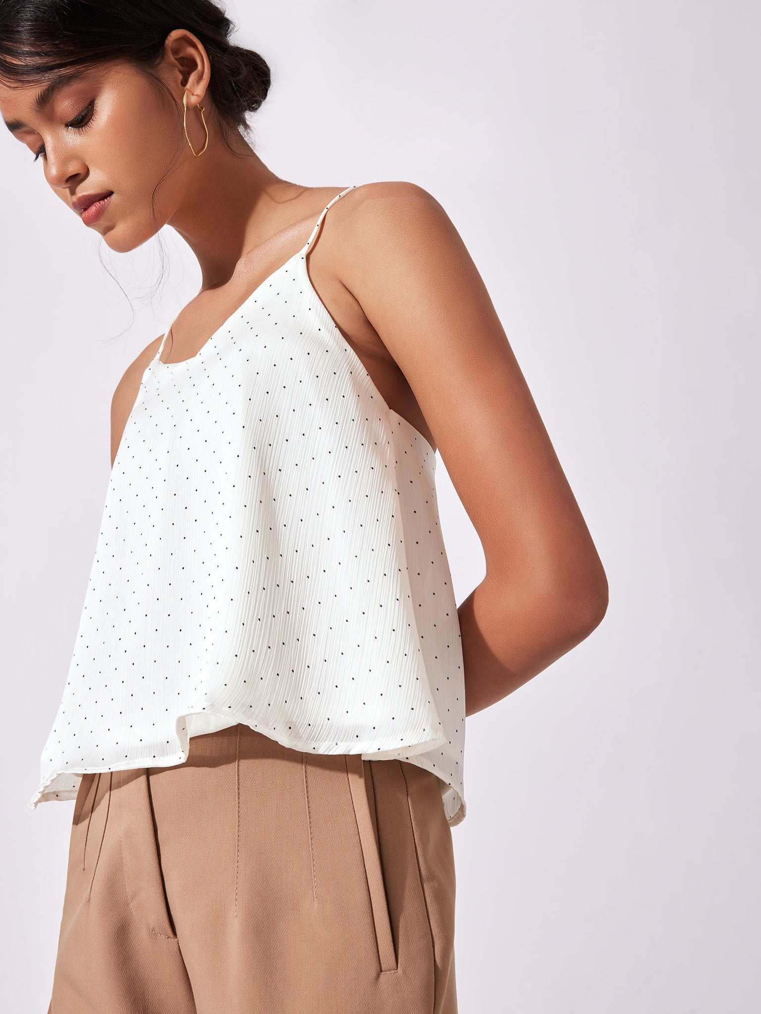 Polka Criss Cross Back Cami
Polka Criss Cross Back Cami