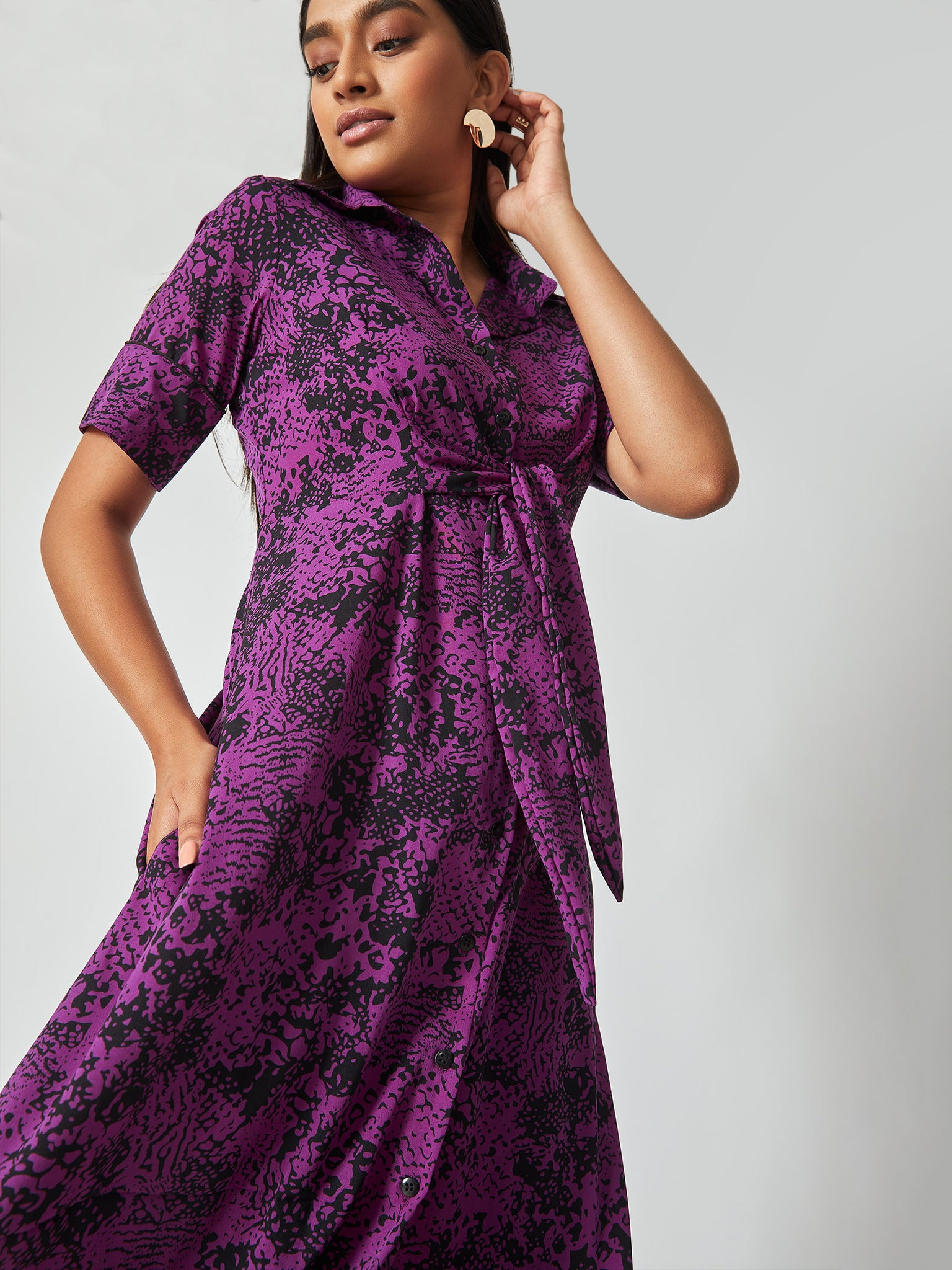 Purple Snake Print Dress
Purple Snake Print Dress