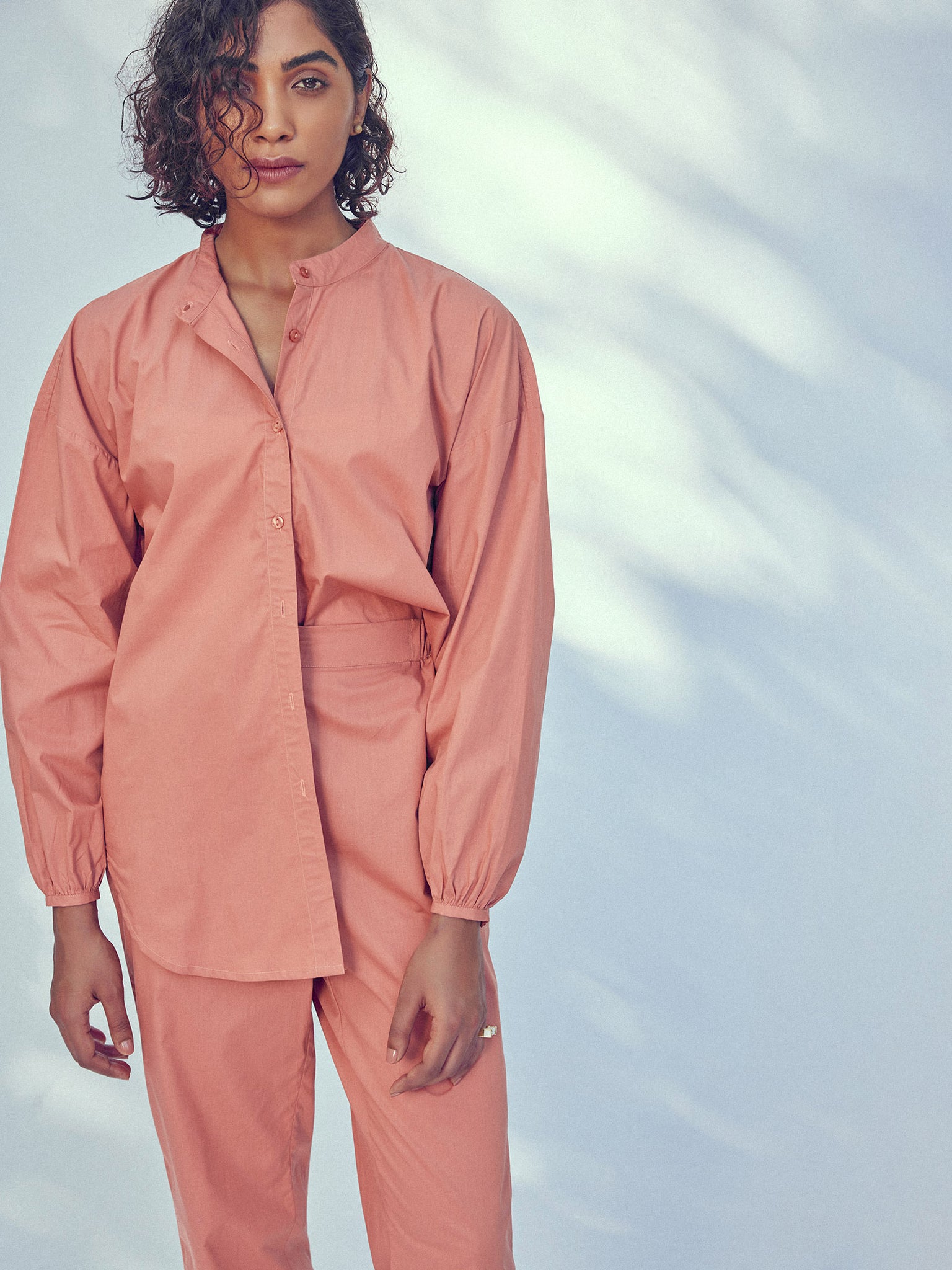 Rust Poplin Oversized Shirt
Rust Poplin Oversized Shirt