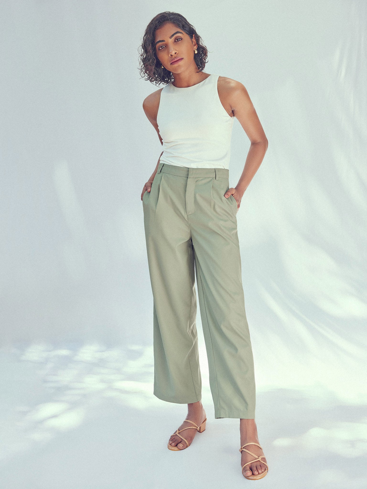 Sage Straight Fit Trousers
Sage Straight Fit Trousers