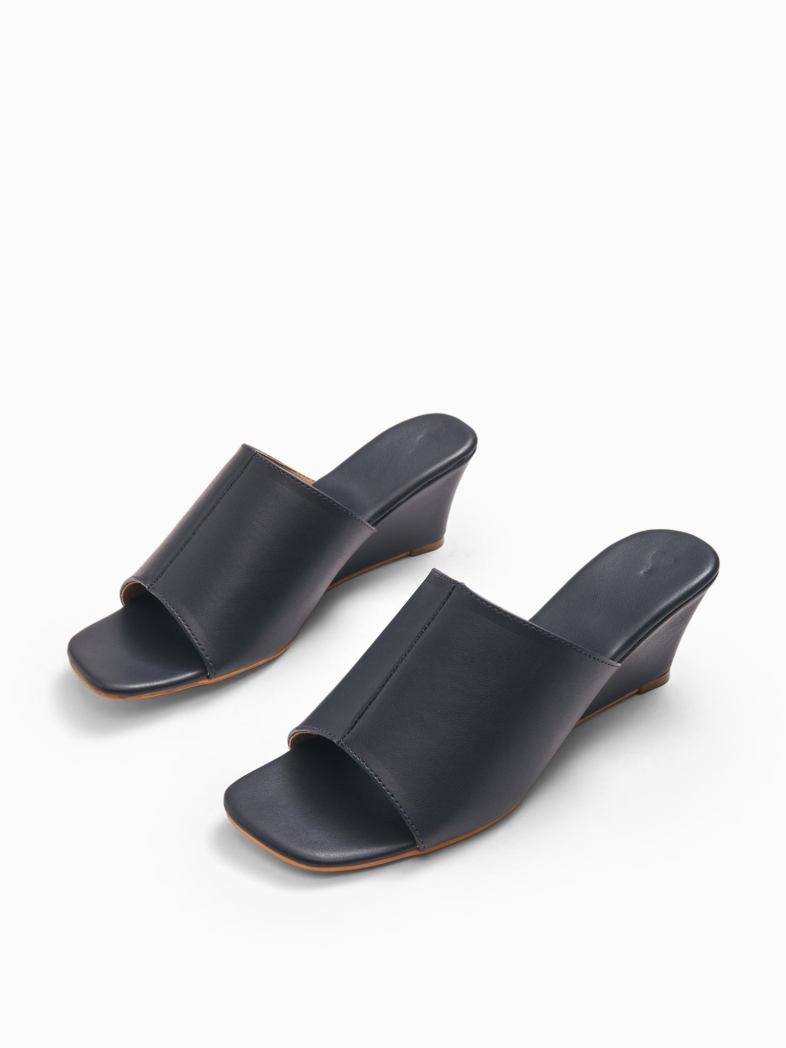 Slate Grey Peep Toe Wedges
Slate Grey Peep Toe Wedges