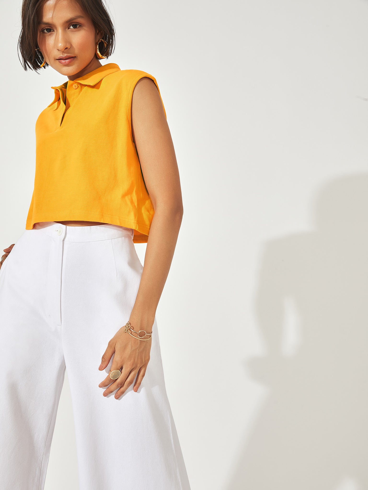 Yellow Extended Sleeve Top
Yellow Extended Sleeve Top