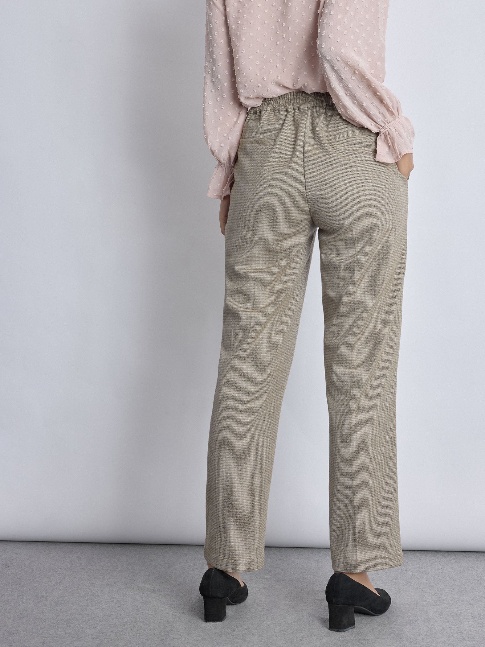 Mocha Textured Pants