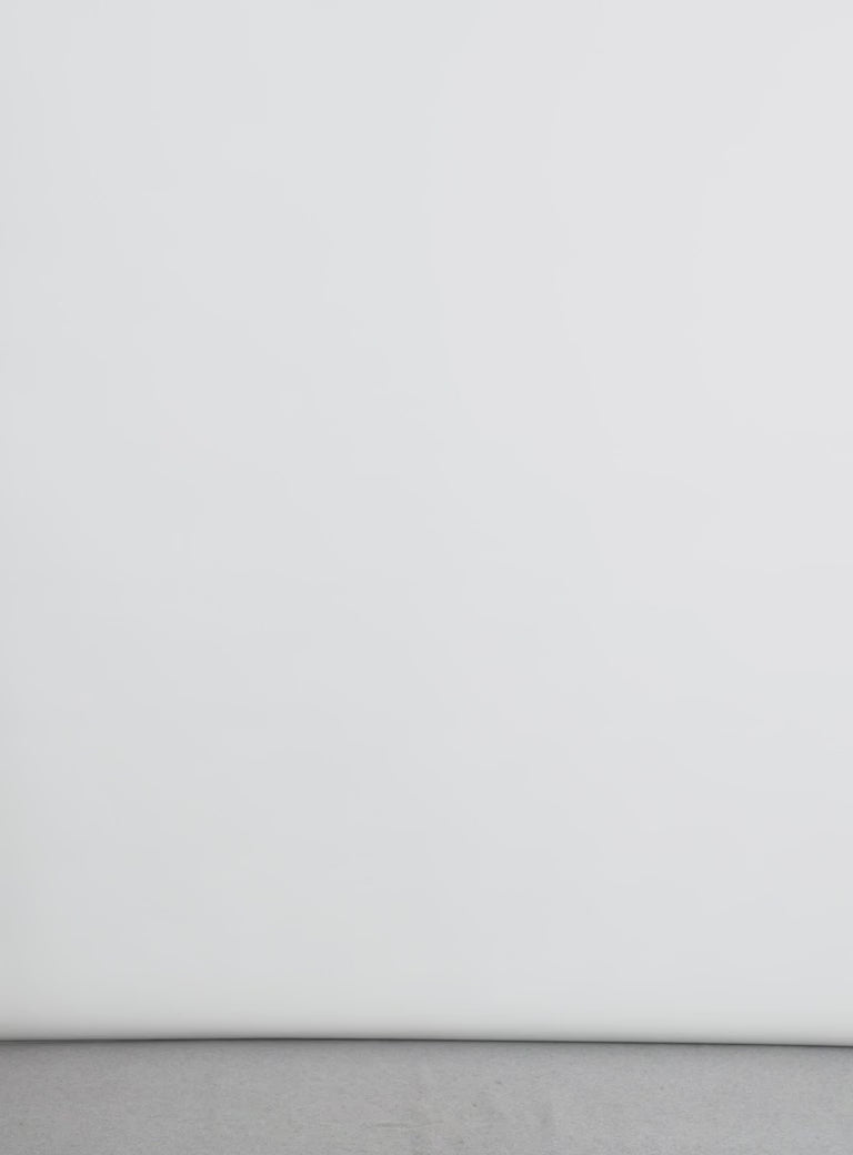 White Groovy Print Midi Skirt