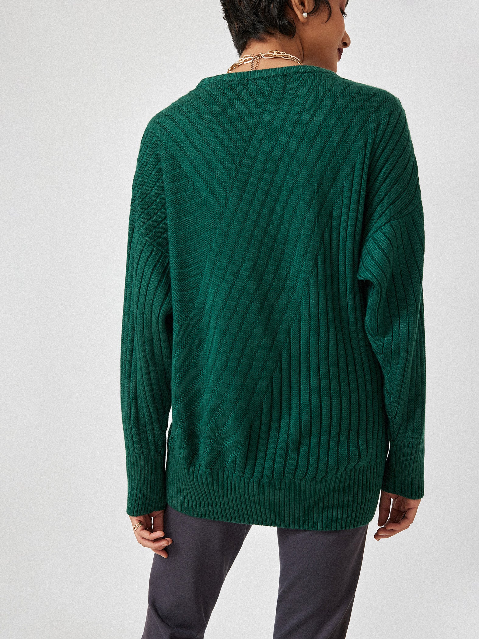 Emerald Crew Neck Sweater