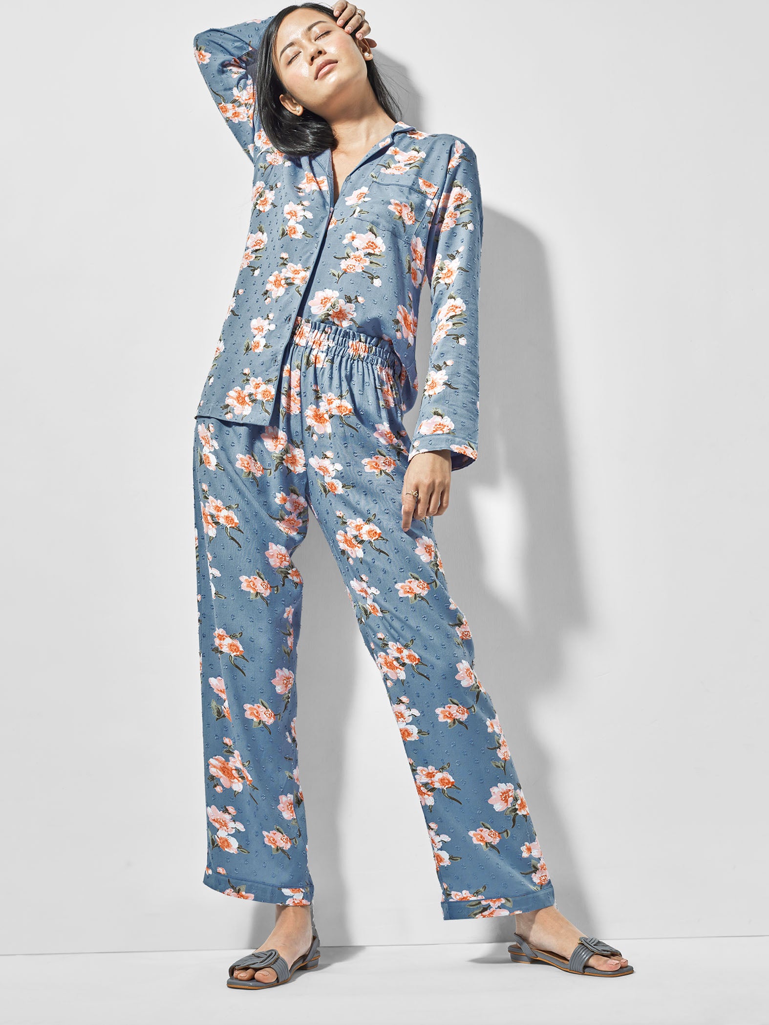 Floral Printed Sleep Pyjamas