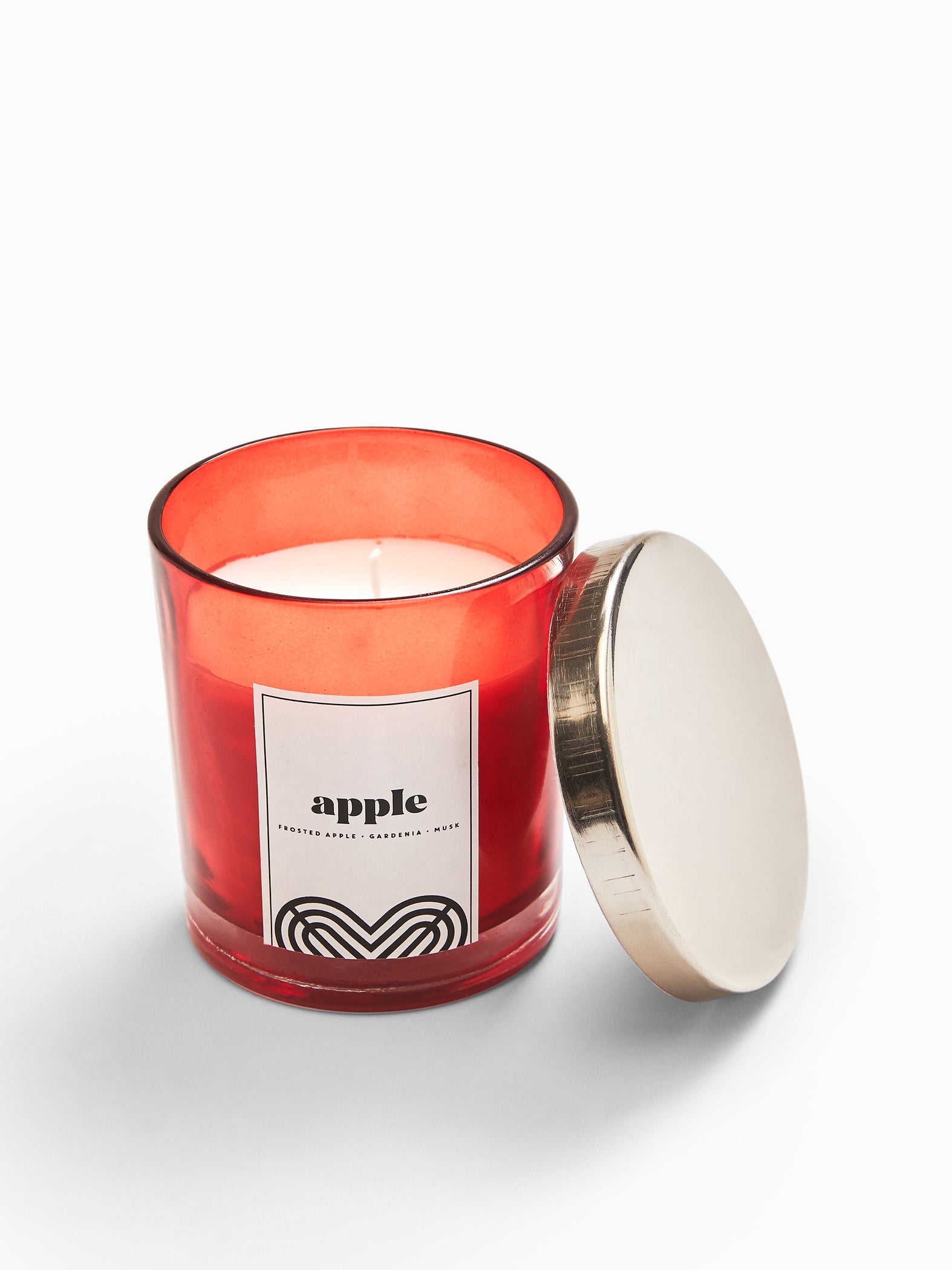 Glass Apple Candle