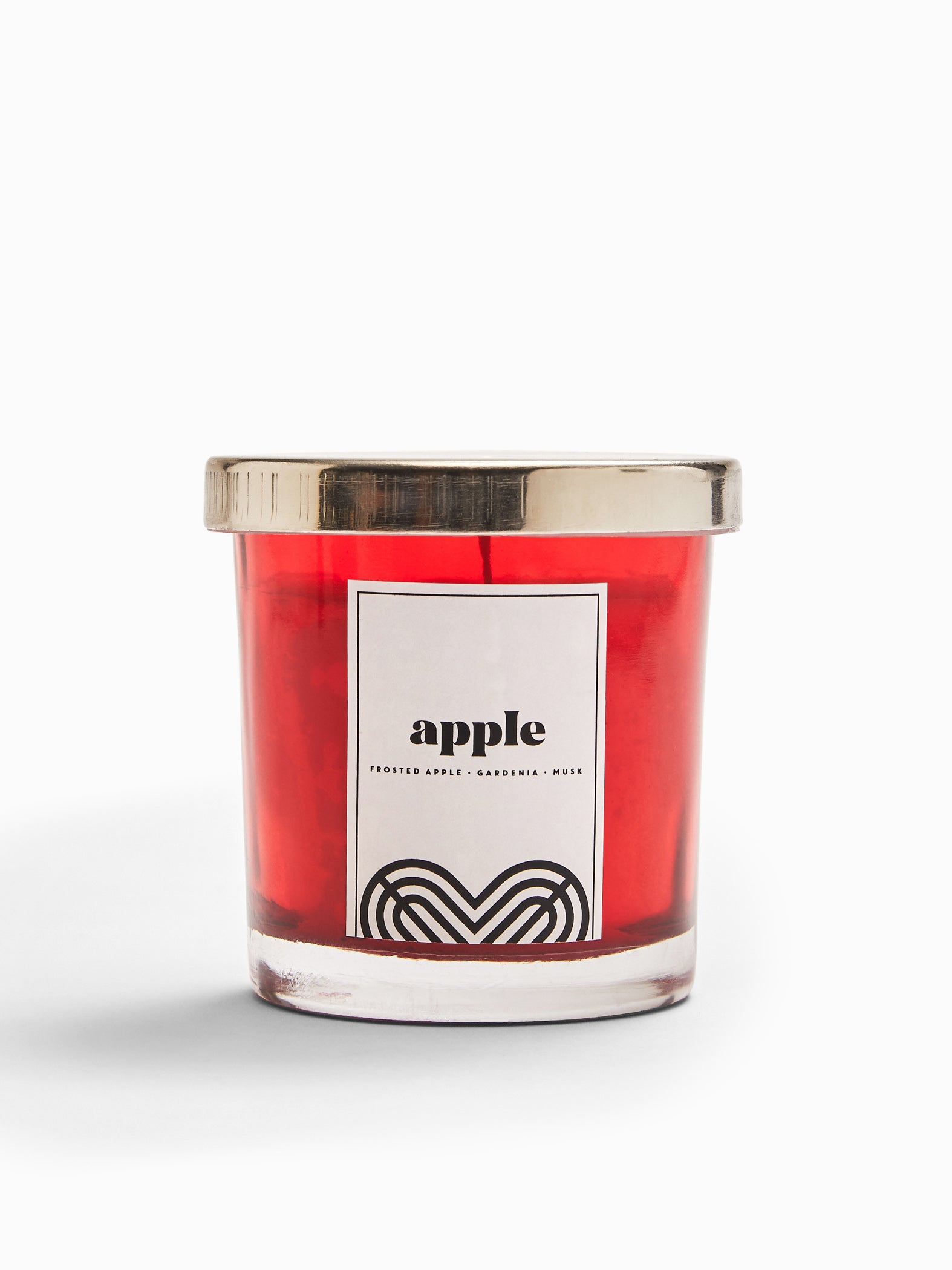 Glass Apple Candle