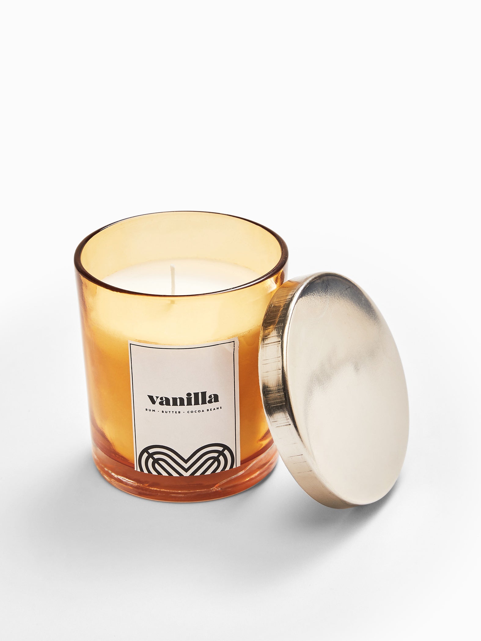 Glass Vanilla Candle
