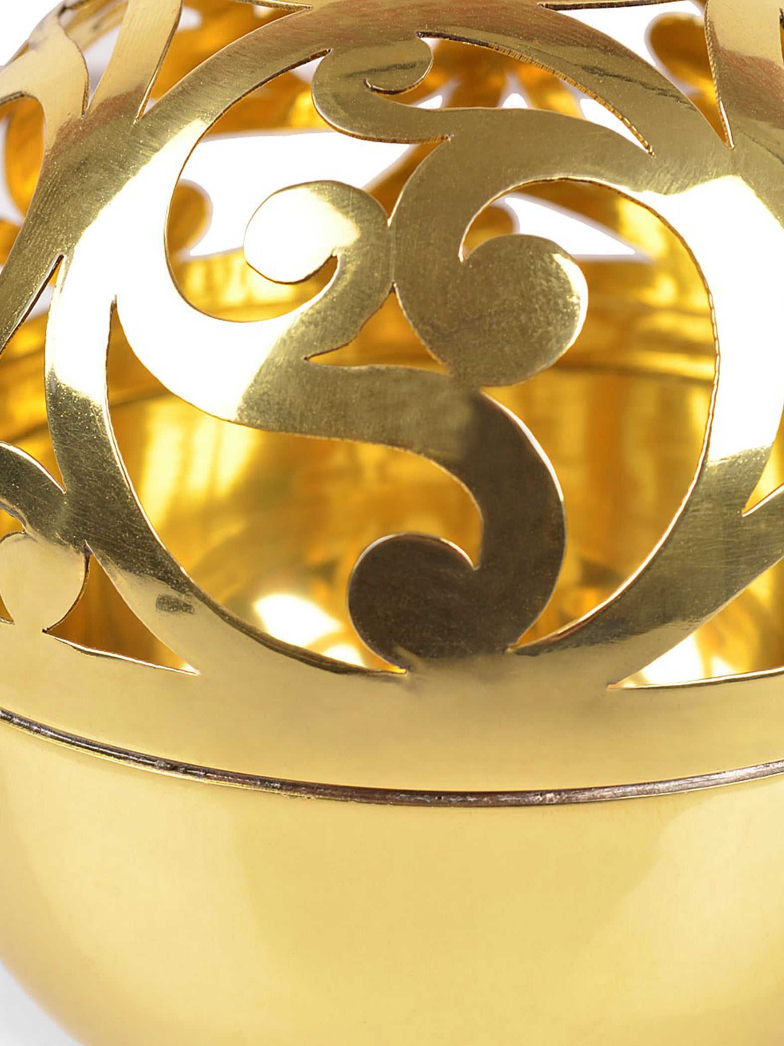 Gold Sandook Sphere Bowl & Vase by AnanTaya