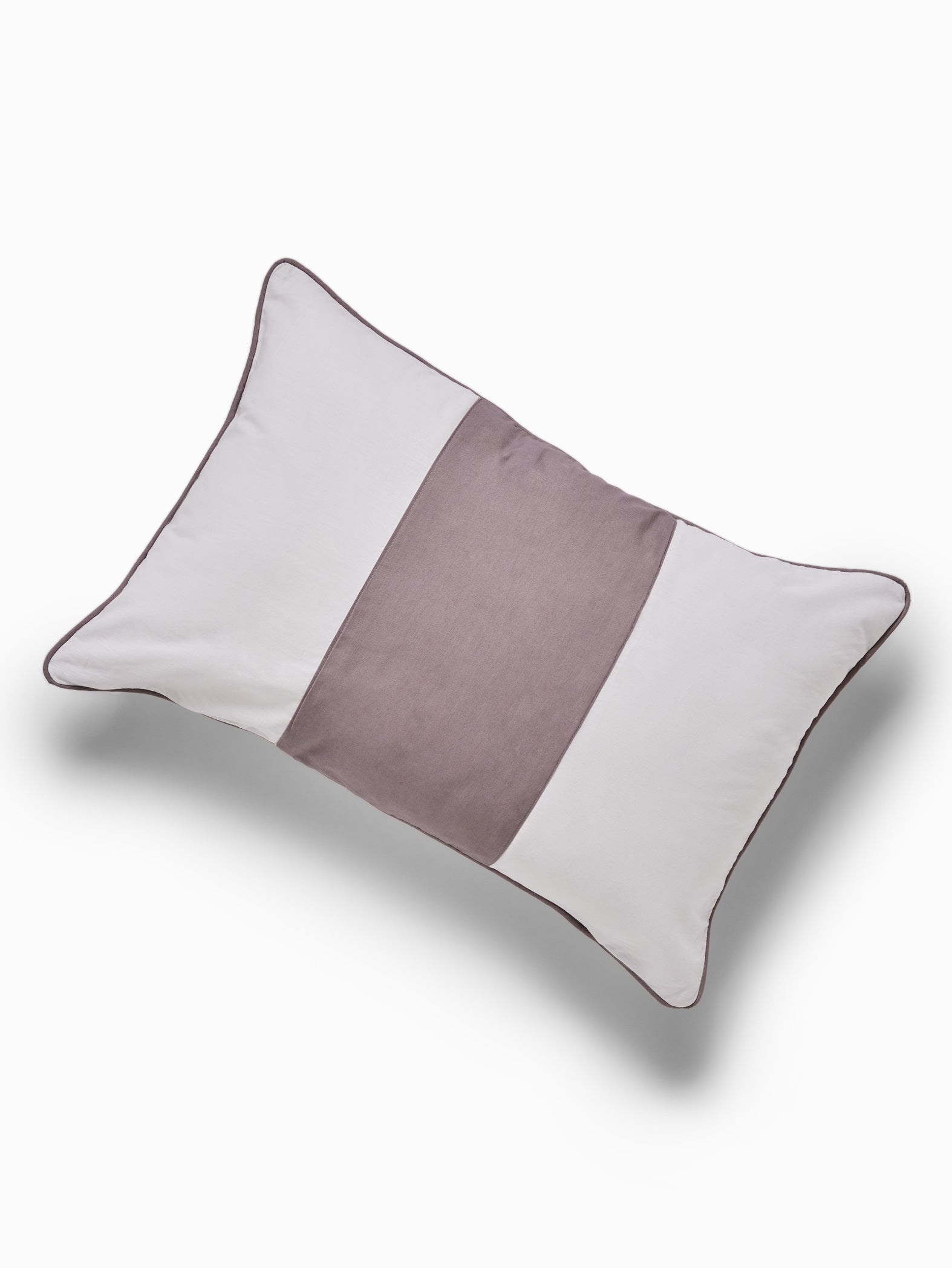 Ivory & Grey Pillow Cover