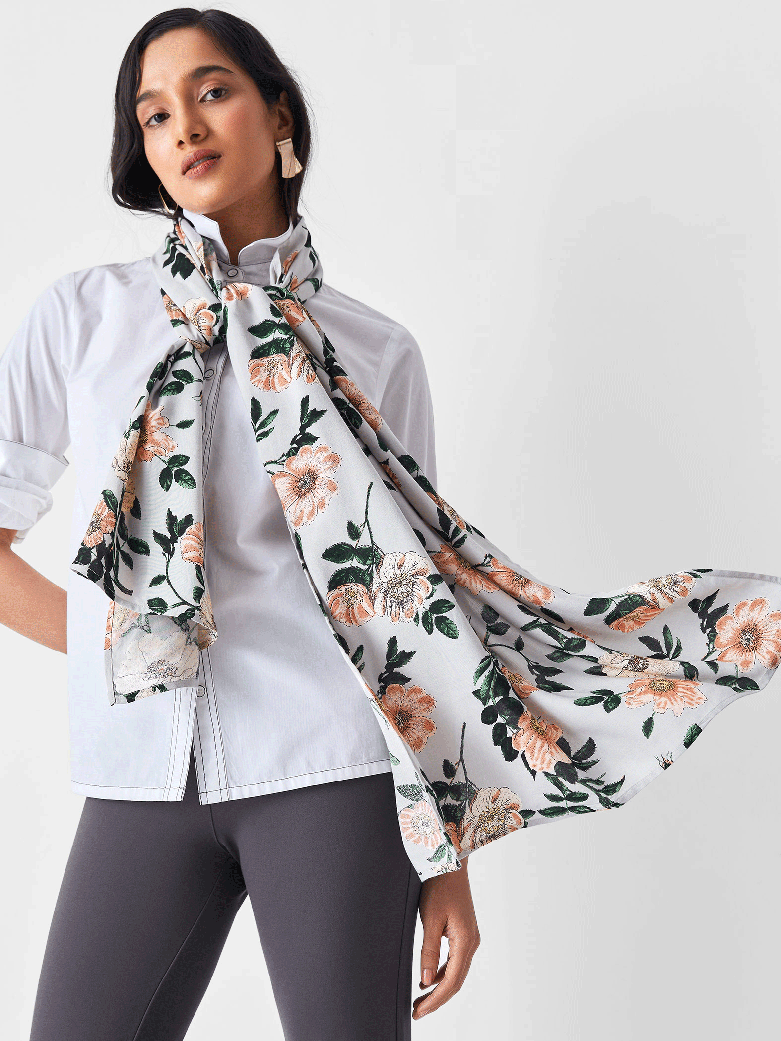 Gift Product - Mint Floral Scarf