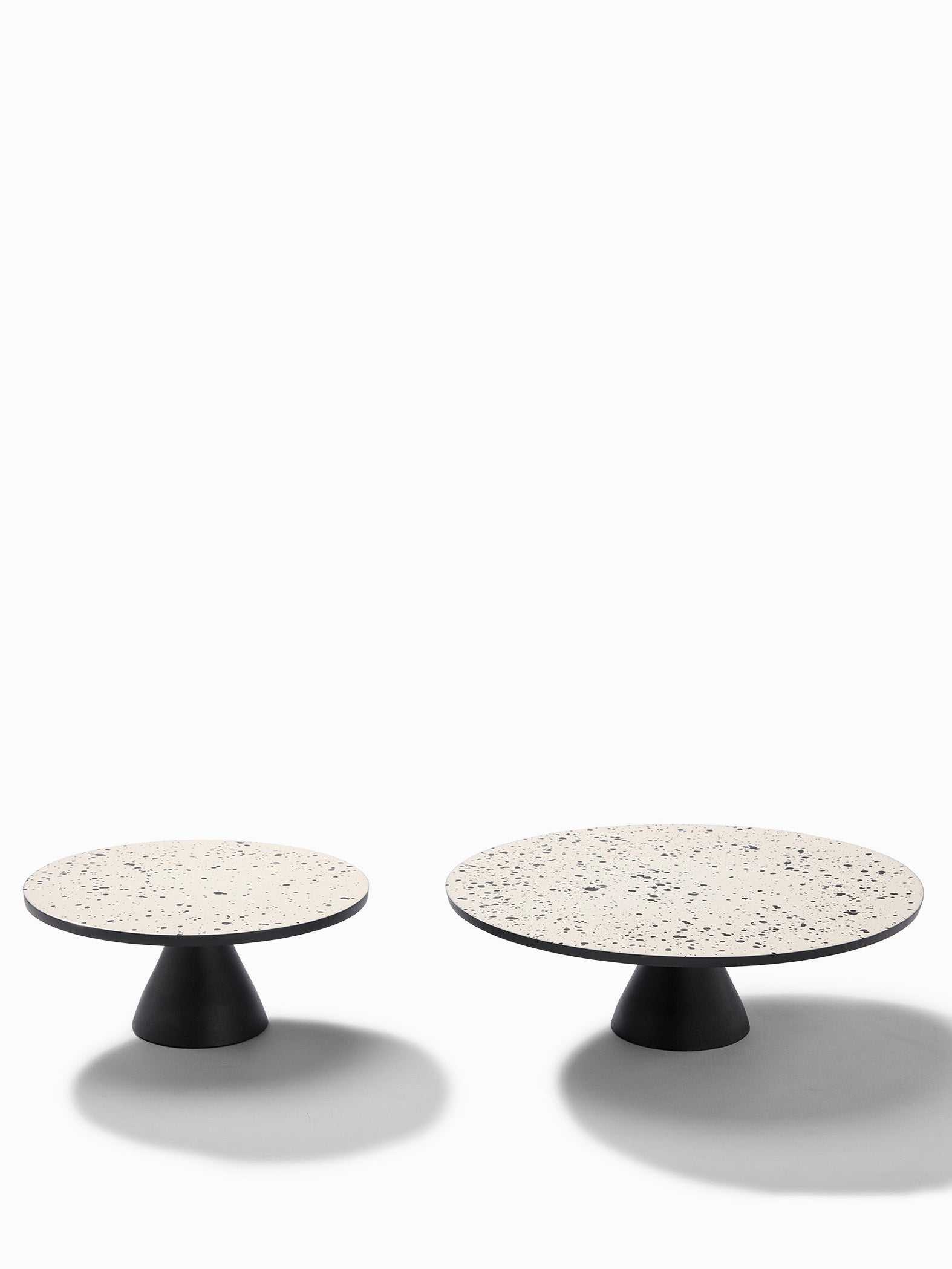 Monochrome Speckled Cake Stand Large