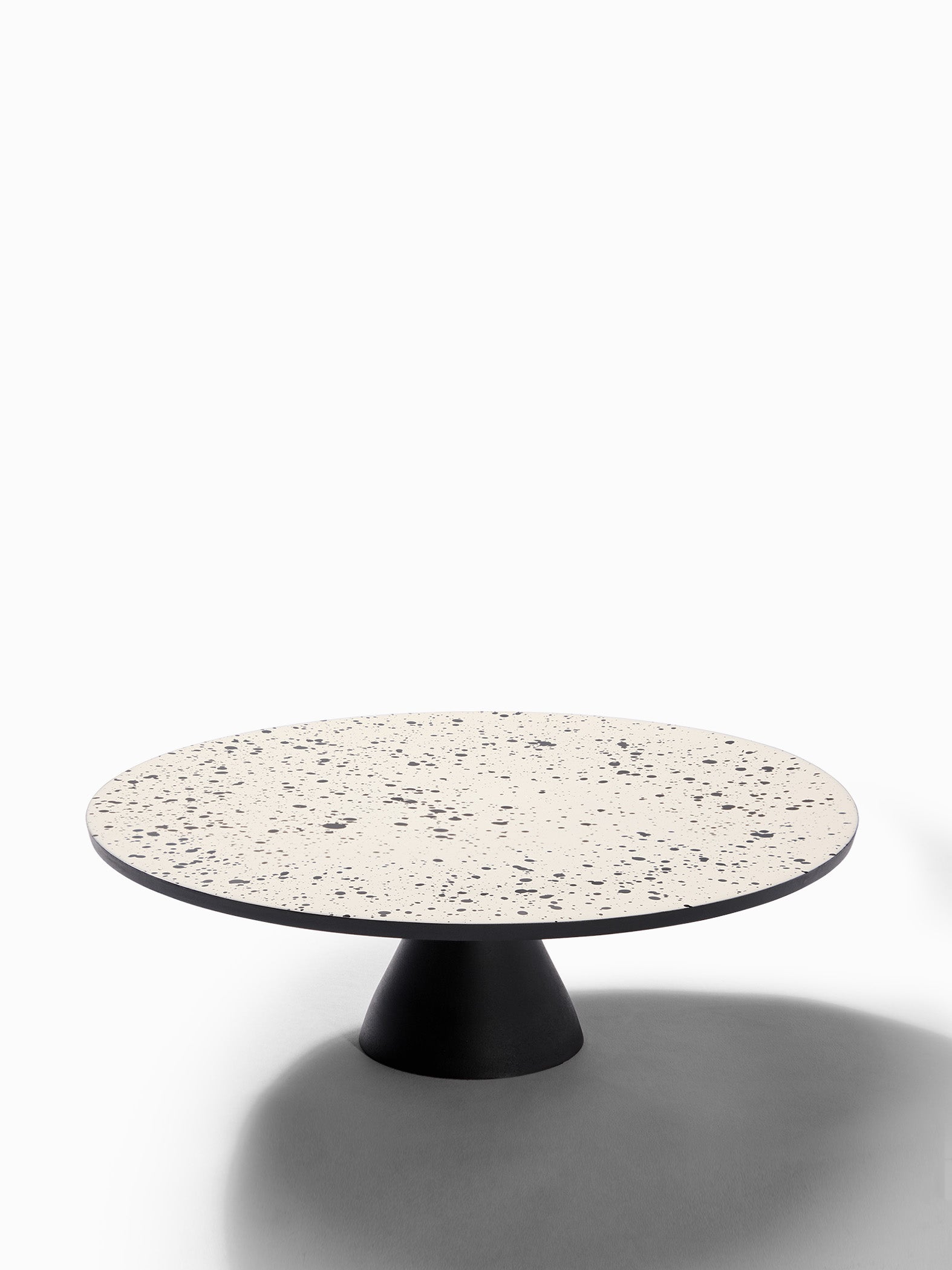 Monochrome Speckled Cake Stand Small