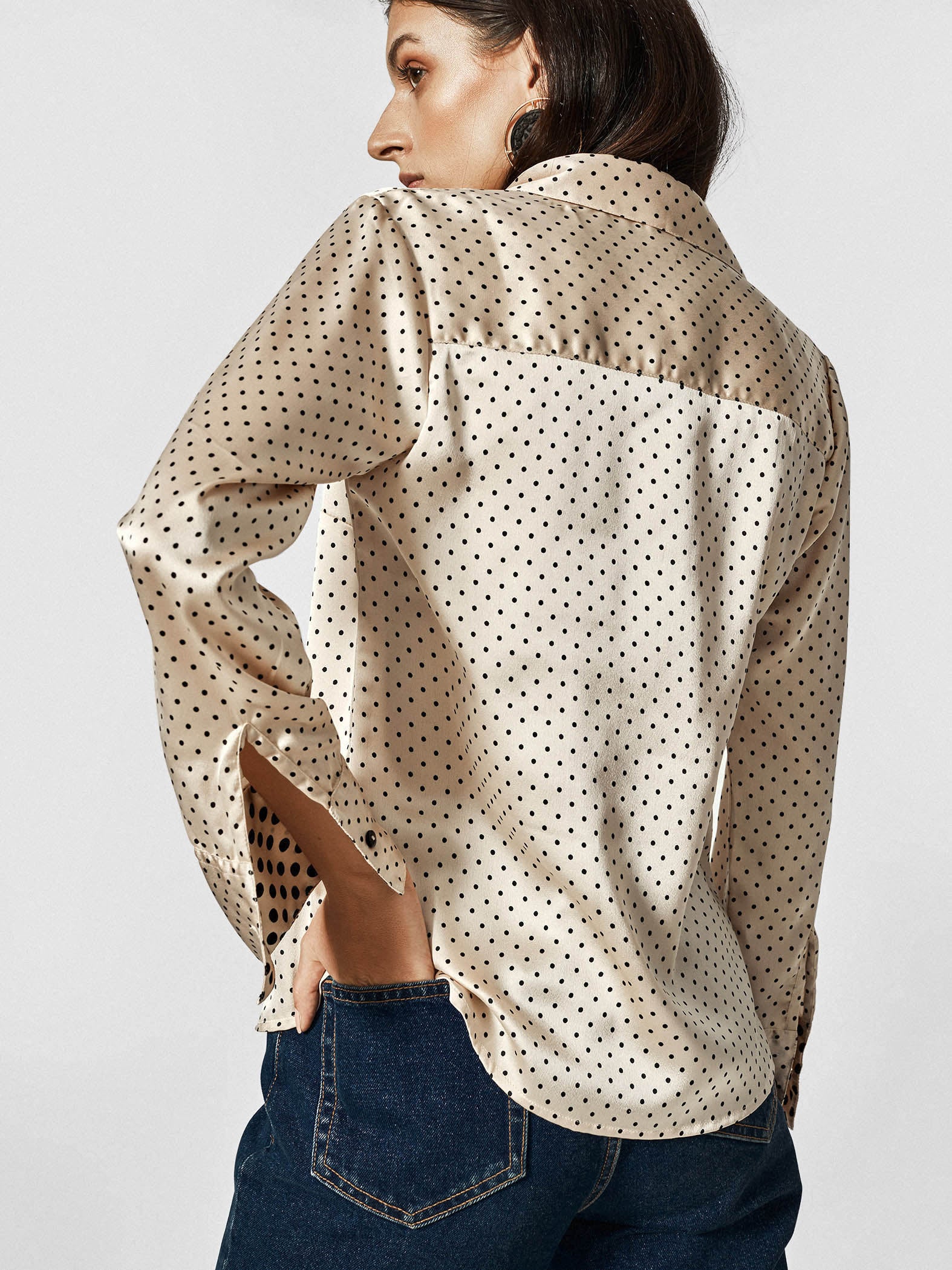 Nude Dotted Shirt