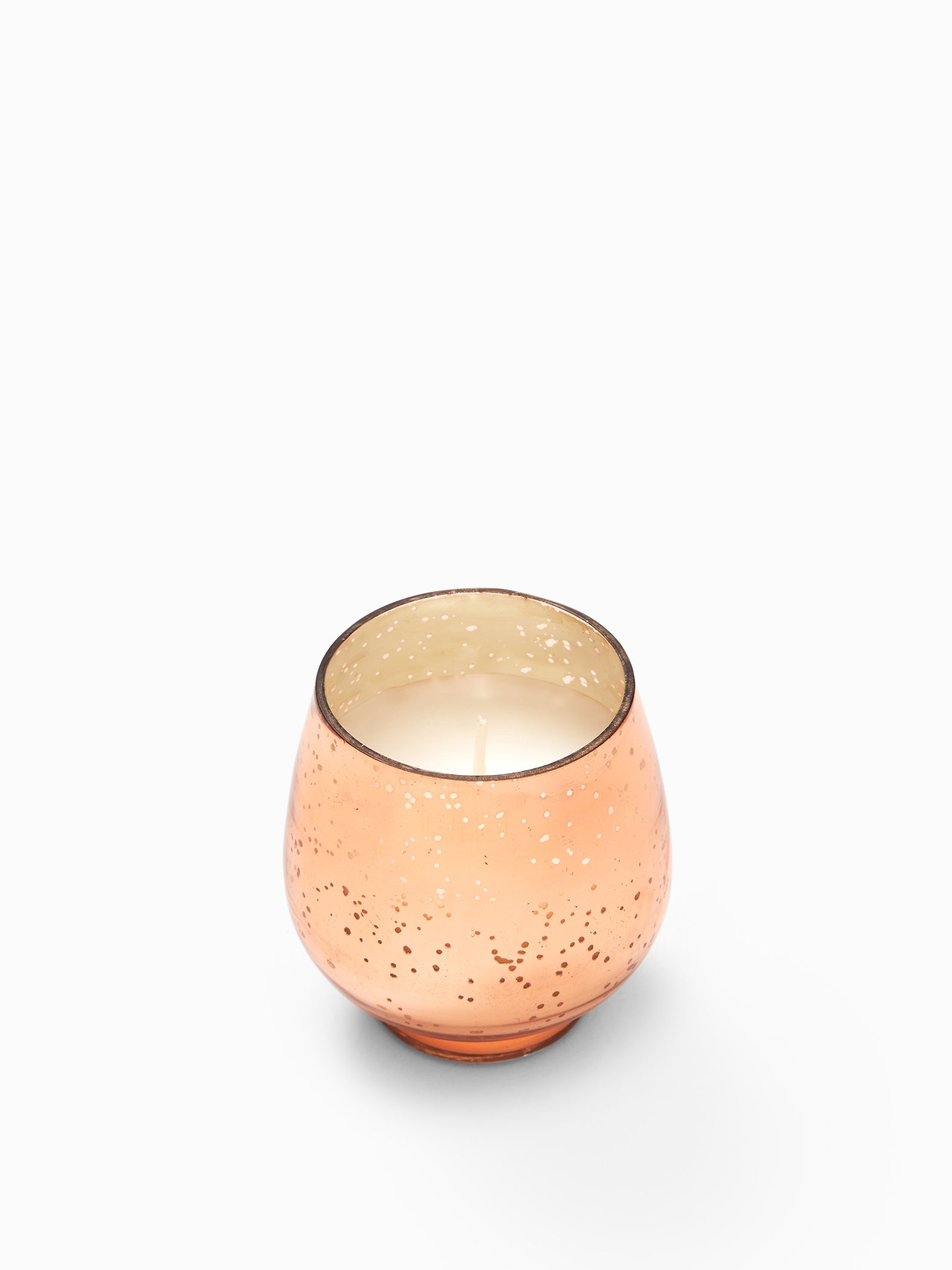 Rose Gold Mercury Glass Candle