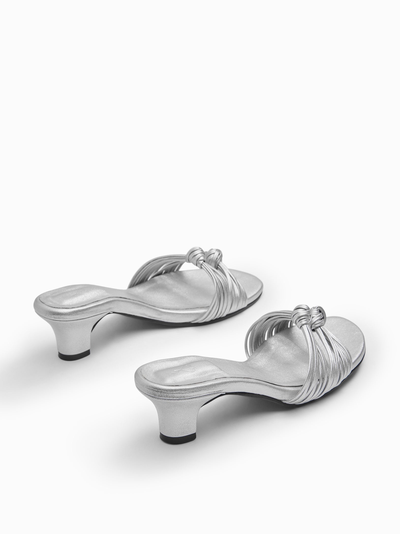 Silver Double Knotted Heels
