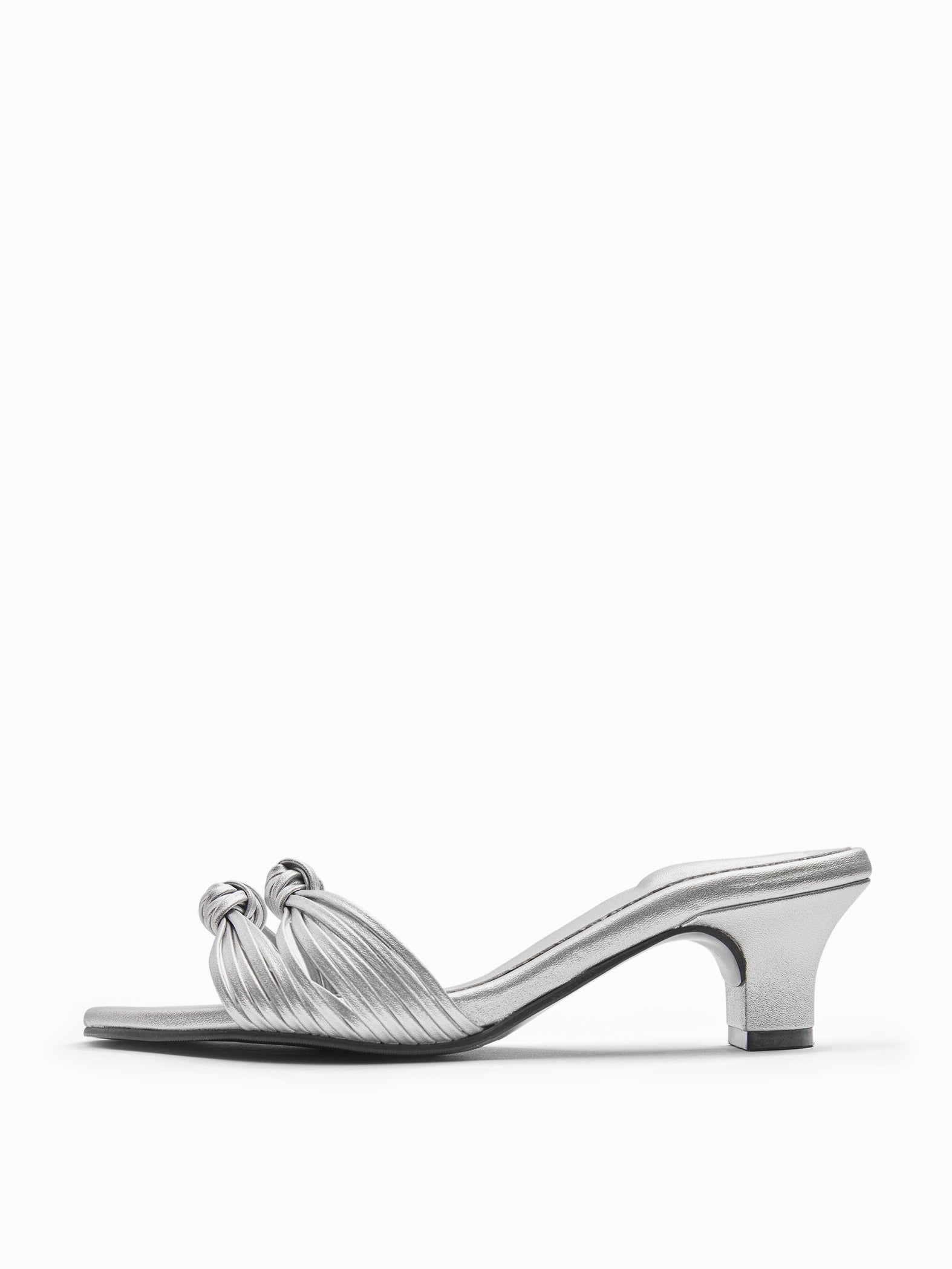 Silver Double Knotted Heels