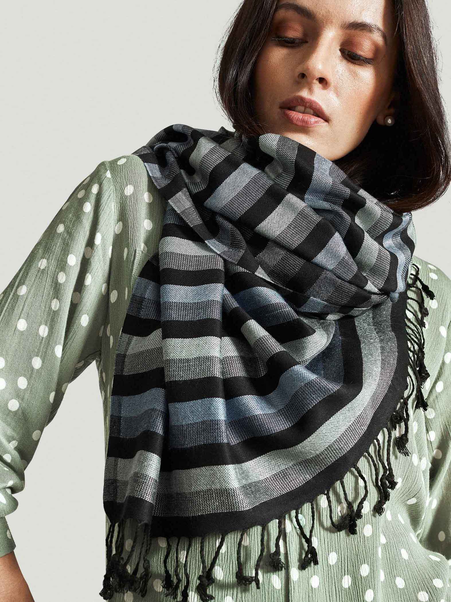 Gift Product - Spruce Blue Stripe Scarf