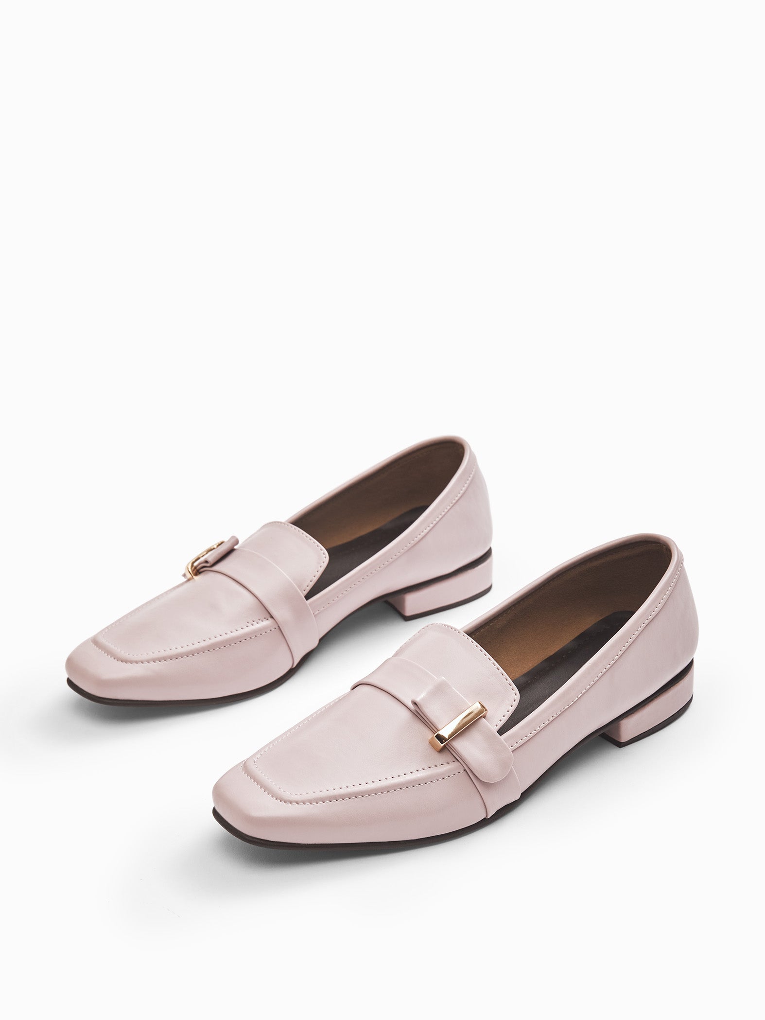 Lilac Buckle Brogues