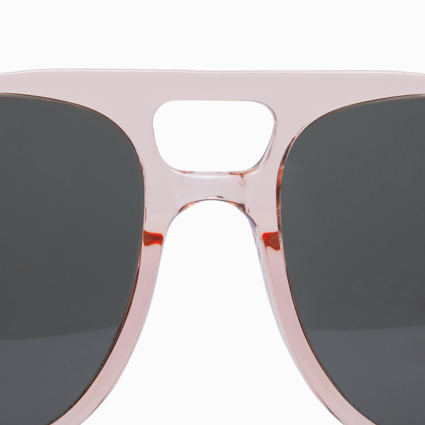 Blush Round Bridge Sunglasses