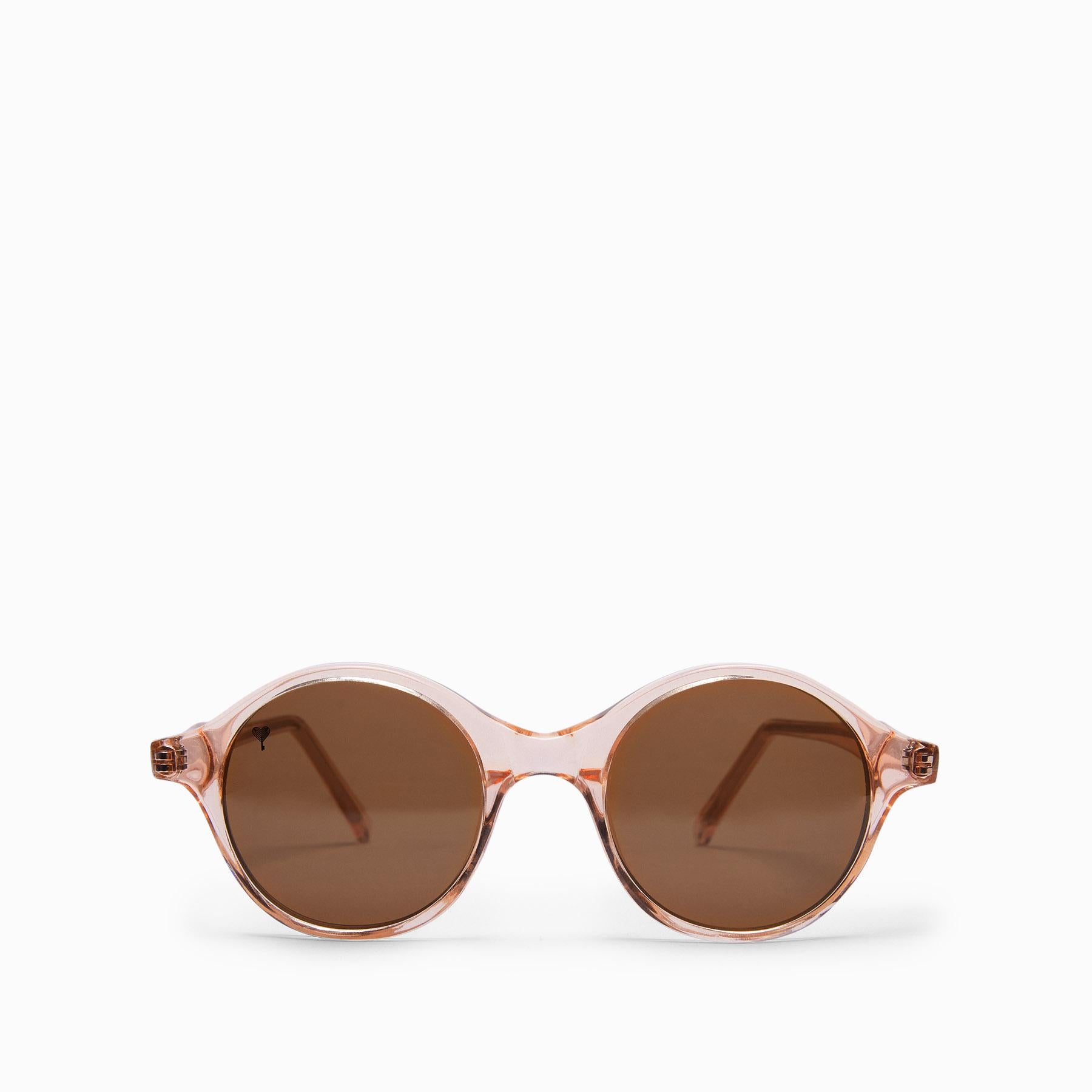 Blush Round Sunglasses