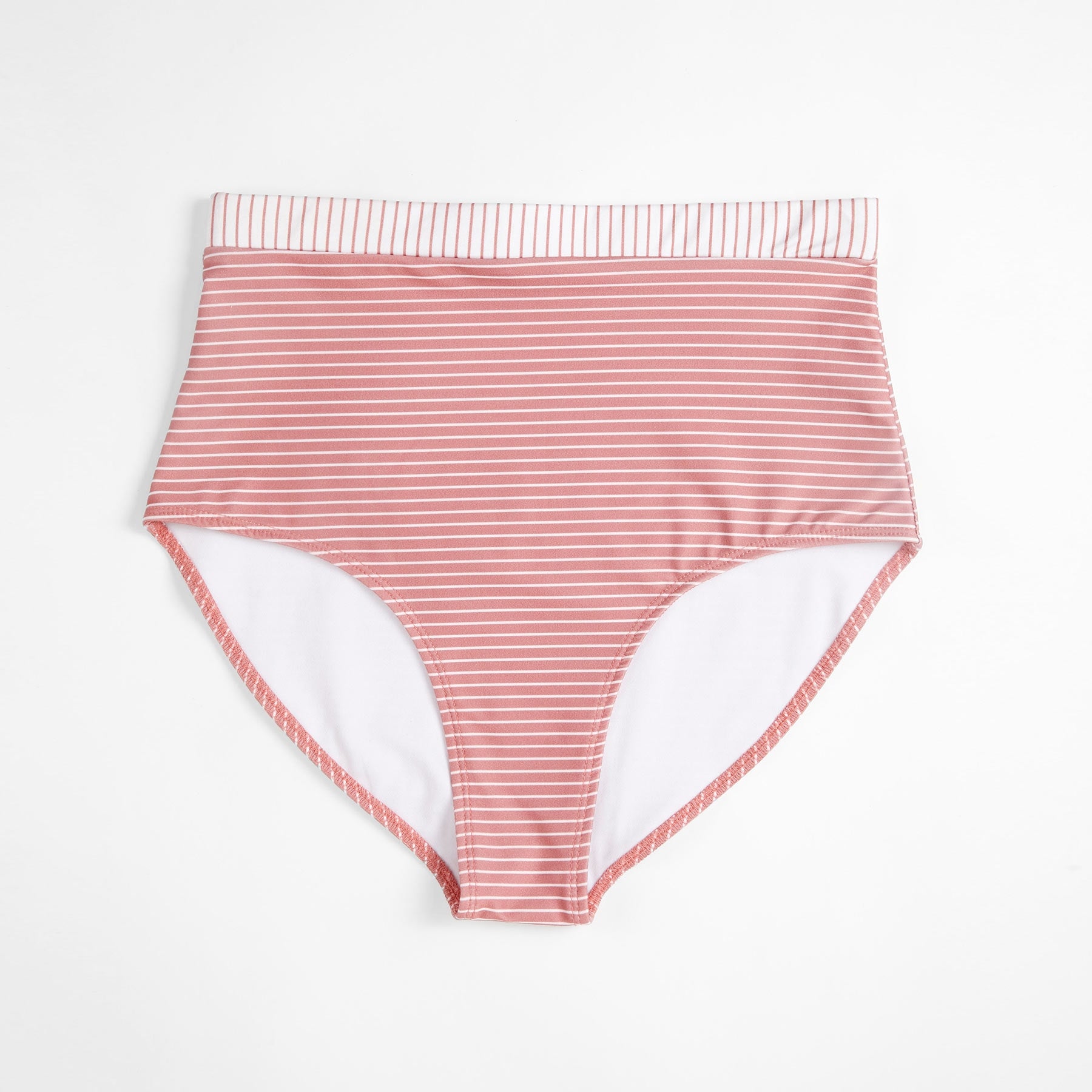 Rose Striped Bikini Bottom