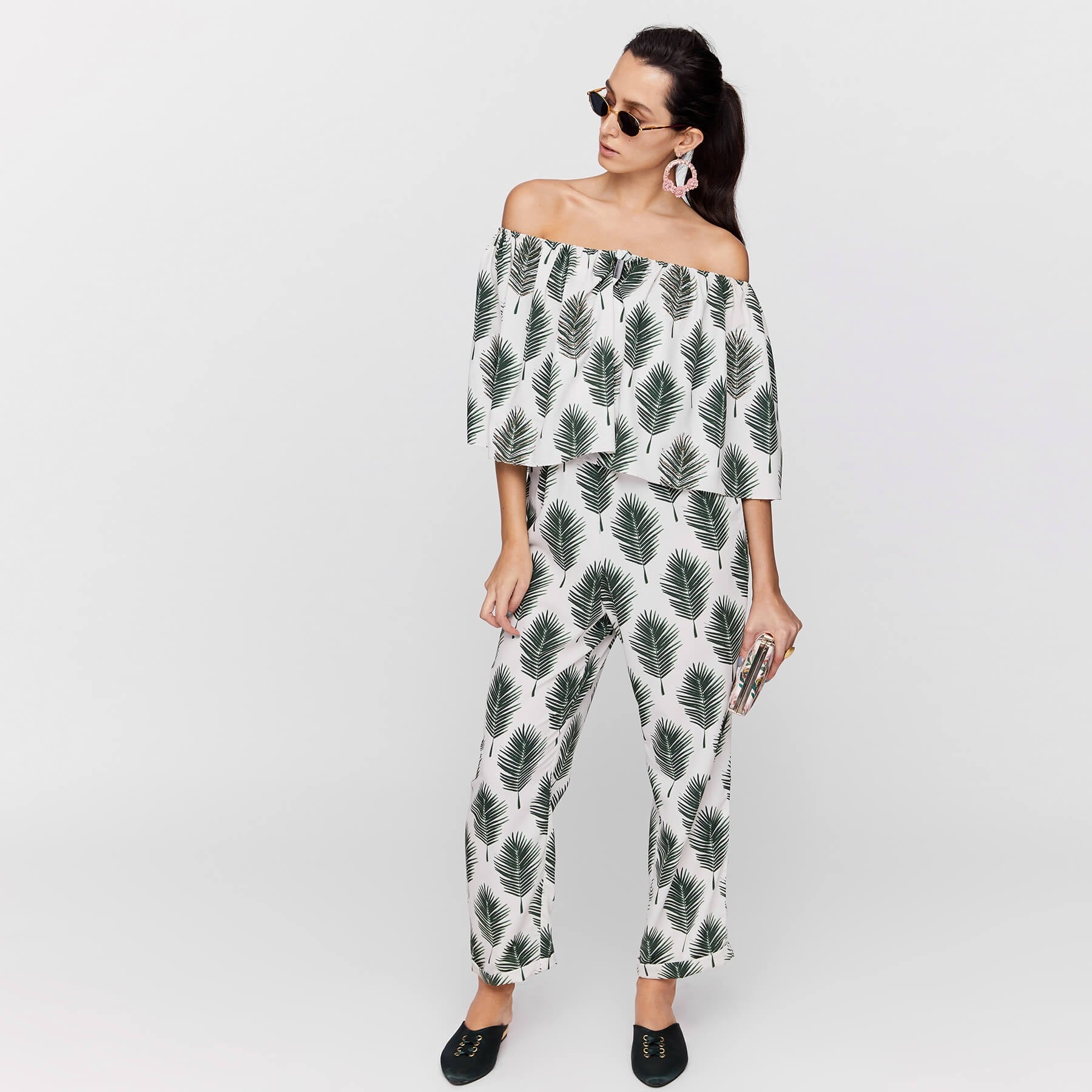 Forest Overlay Jumpsuit by Payal Singhal
